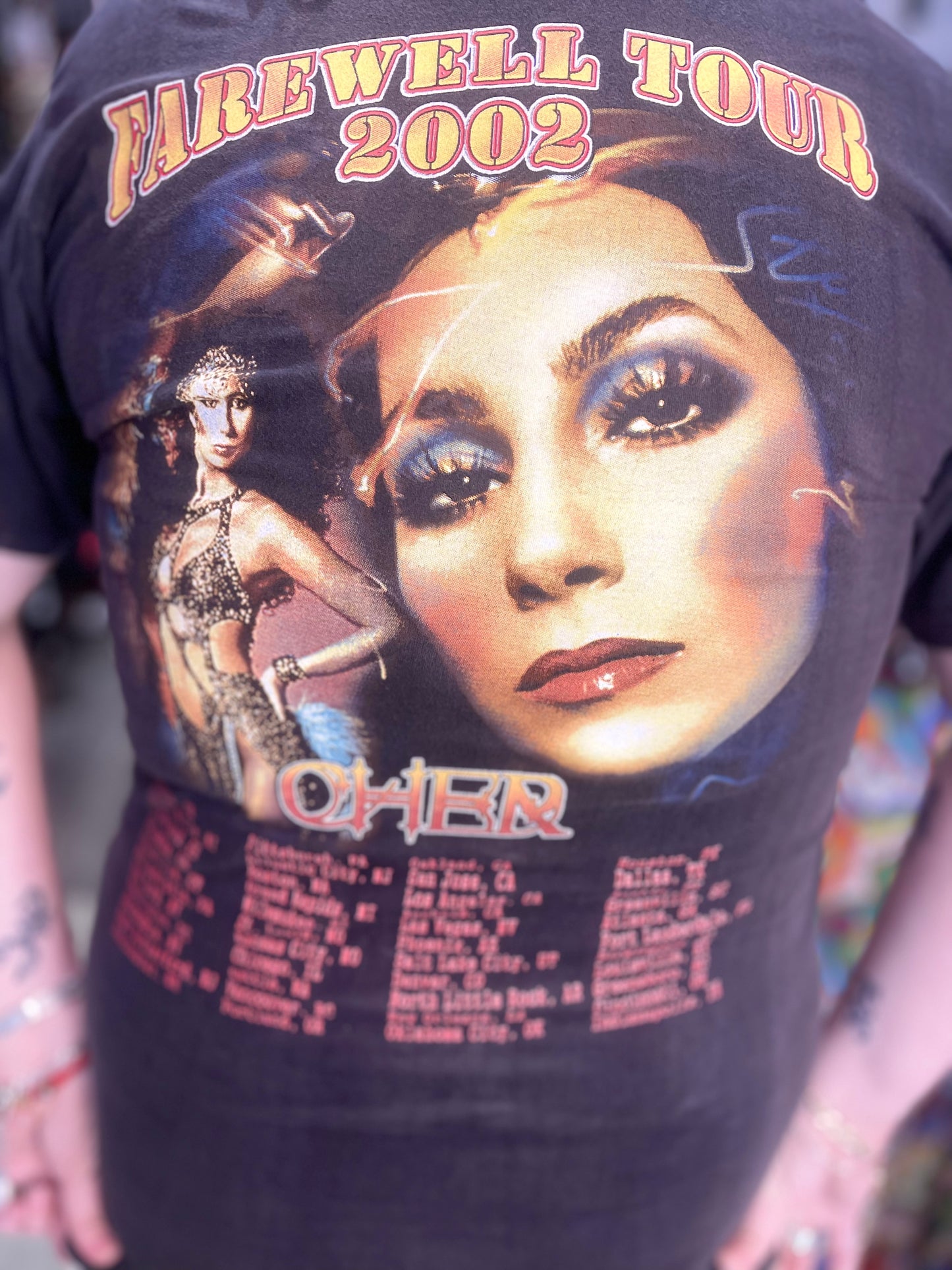 Vintage Y2K Cher Tour T-shirt - Spark Pretty