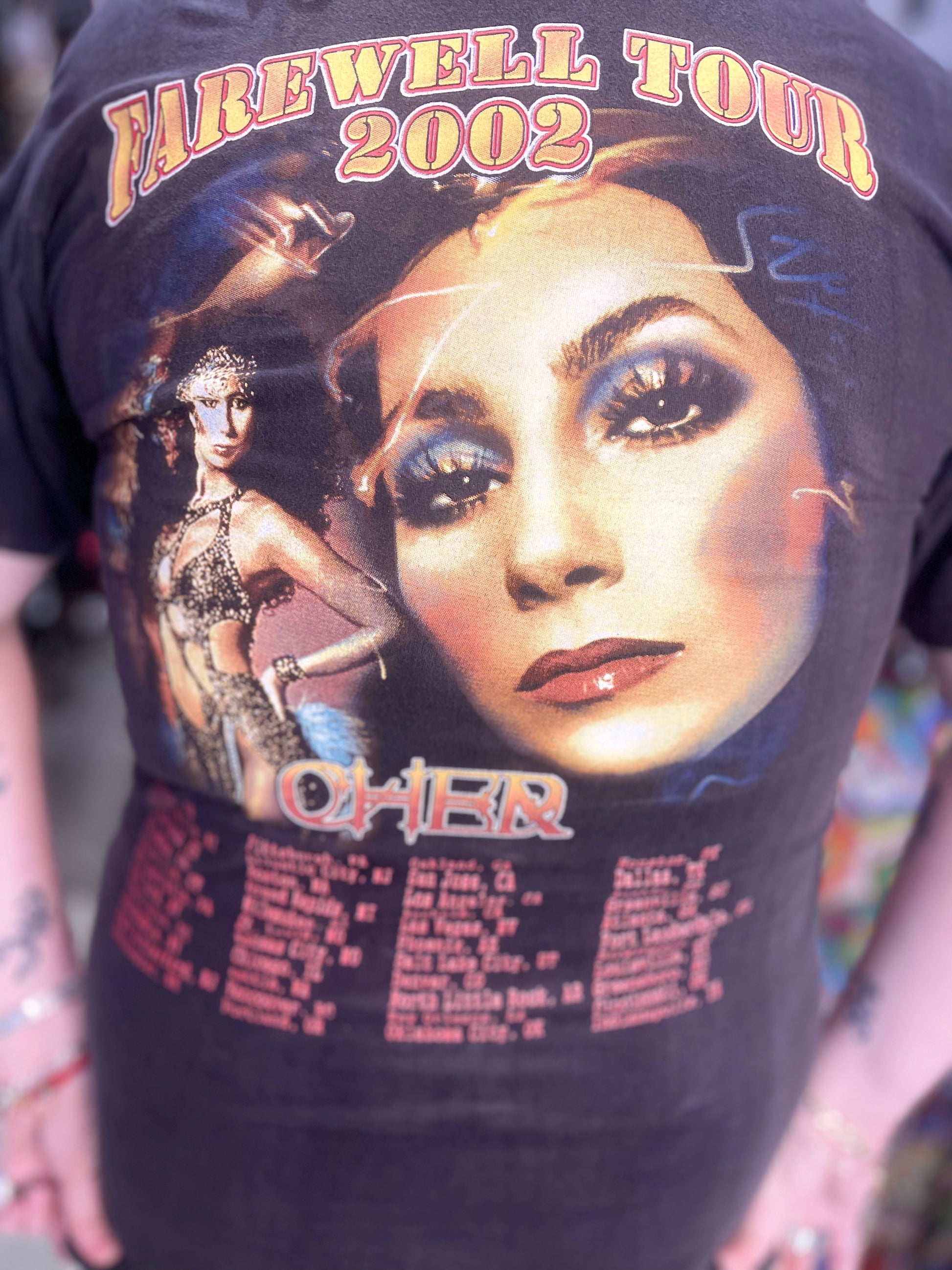 Vintage Y2K Cher Tour T-shirt - Spark Pretty