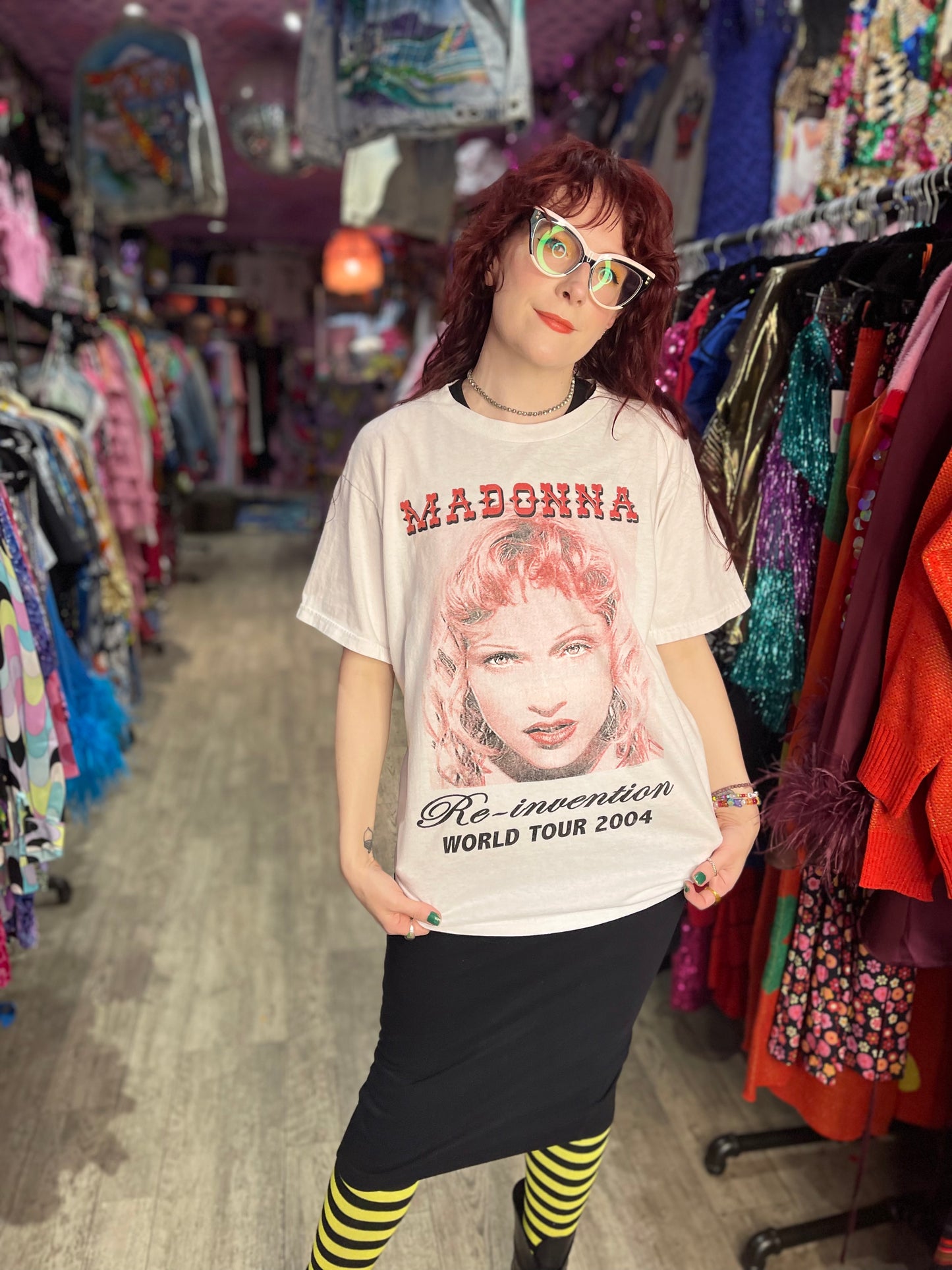 Vintage Y2K Madonna Tour T-shirt