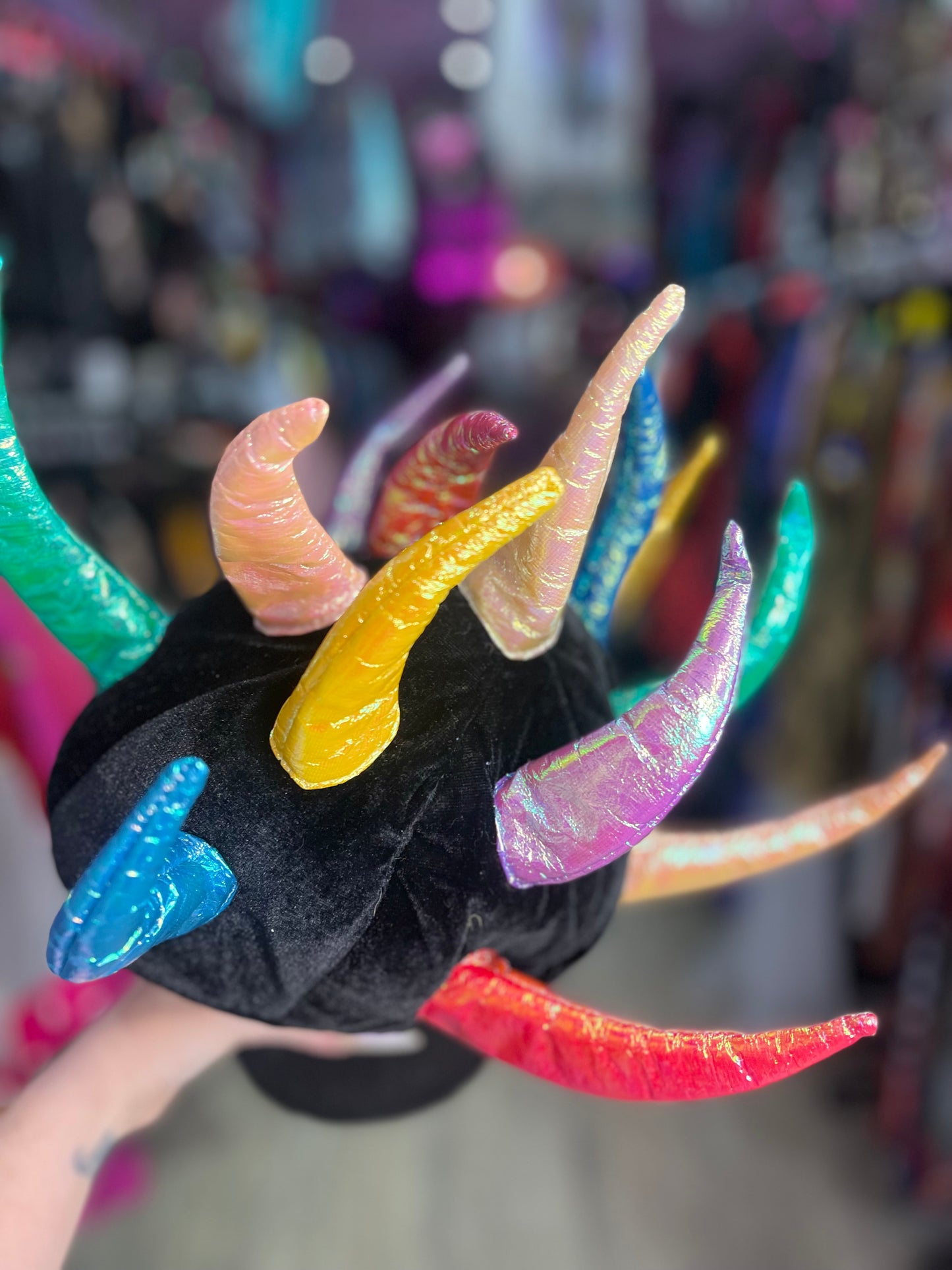 Vintage 90s Y2K Spikey Rave Hat