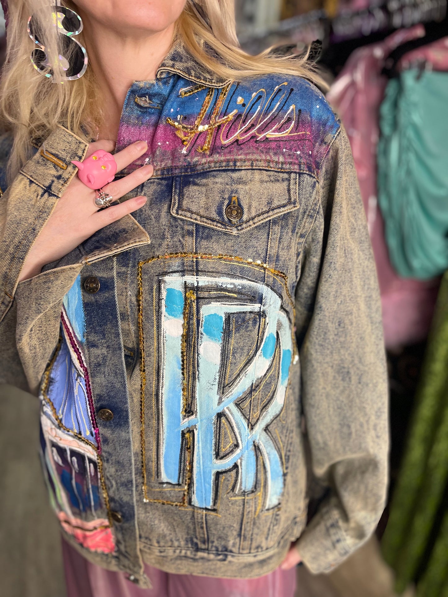 Vintage 80s Beverly Hills Jean Jacket - Spark Pretty