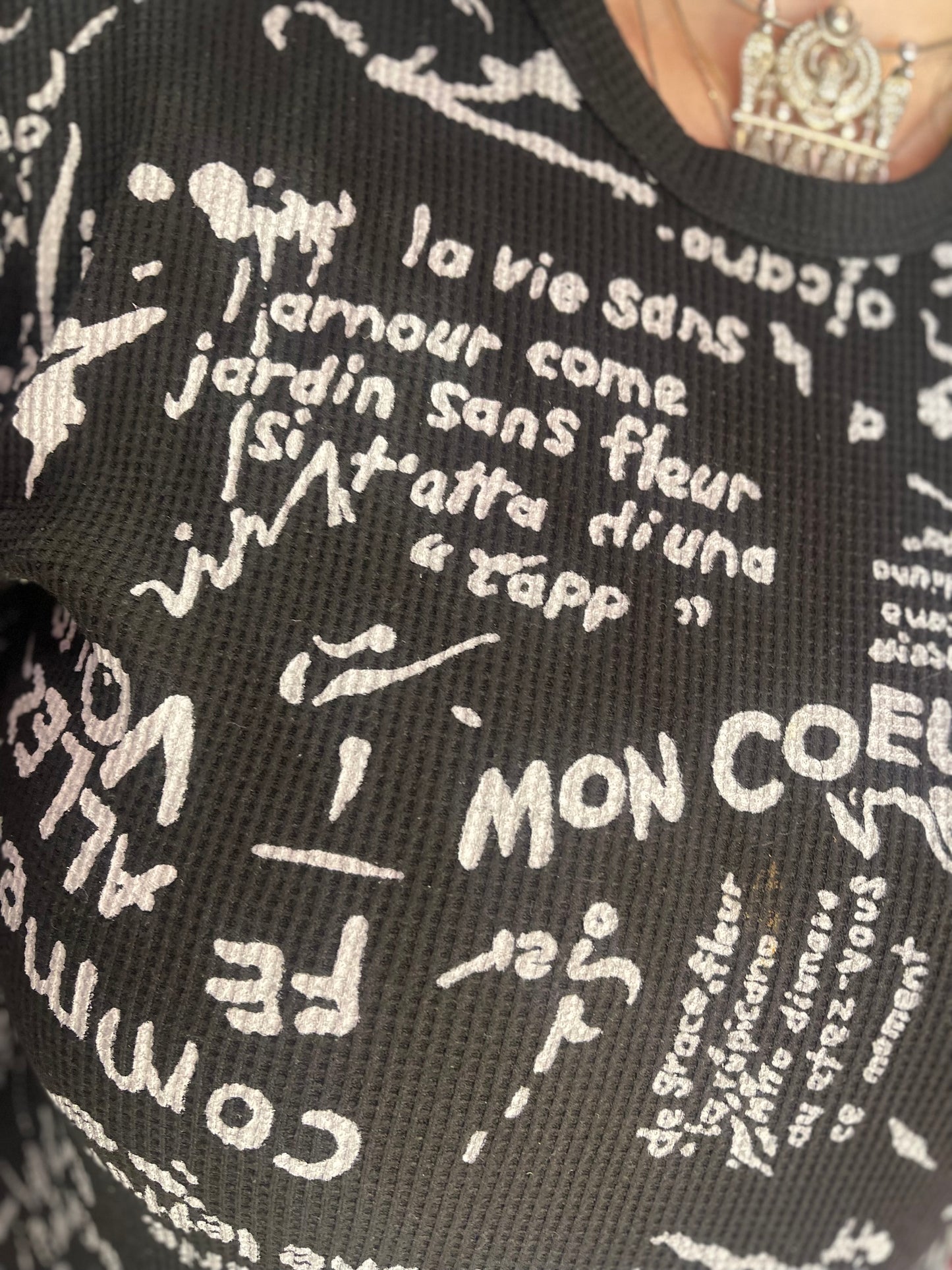 Vintage Y2K Words Shirt
