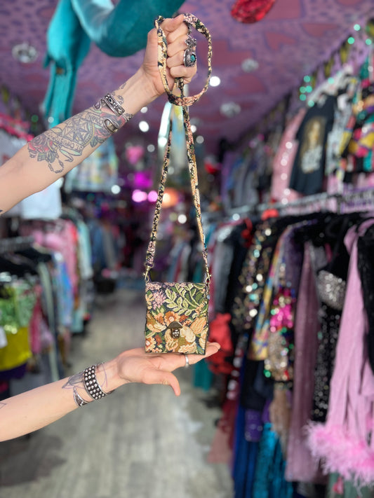 Vintage 90s Tapestry Purse by Lip Service - Spark Pretty