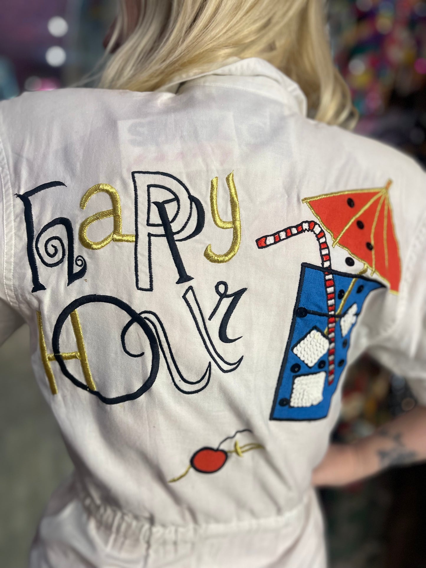 Vintage 80s Happy Hour Jumpsuit - Spark Pretty