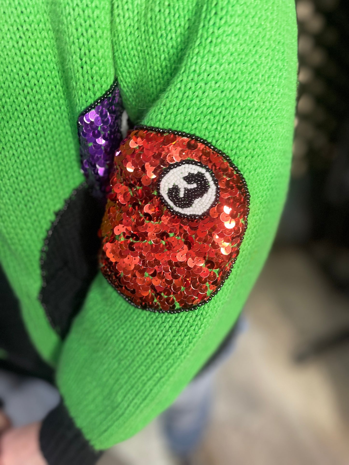 Vintage 90s Billiards Sweater Jacket - Spark Pretty