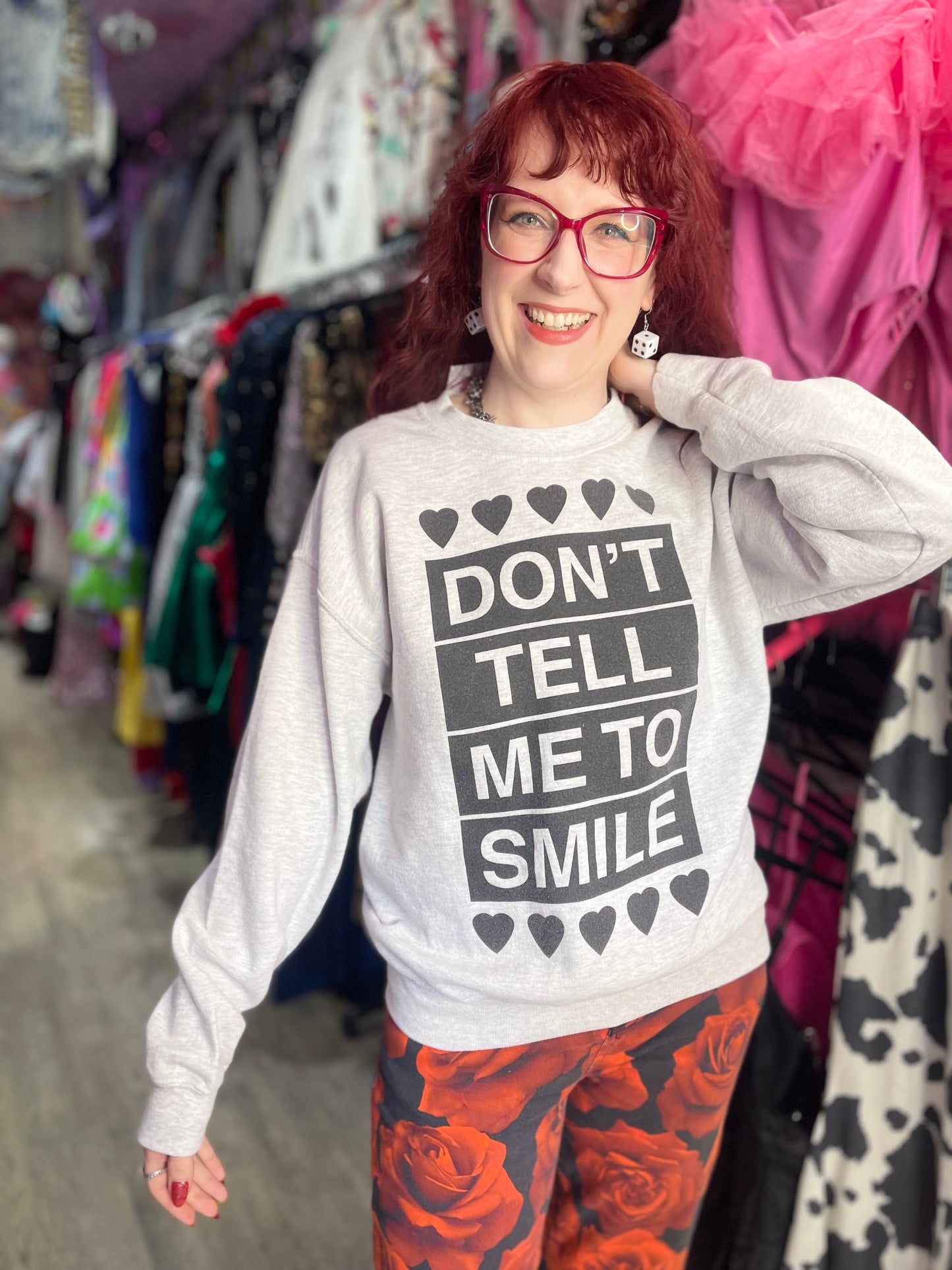 Vintage 90s Smile Sweatshirt