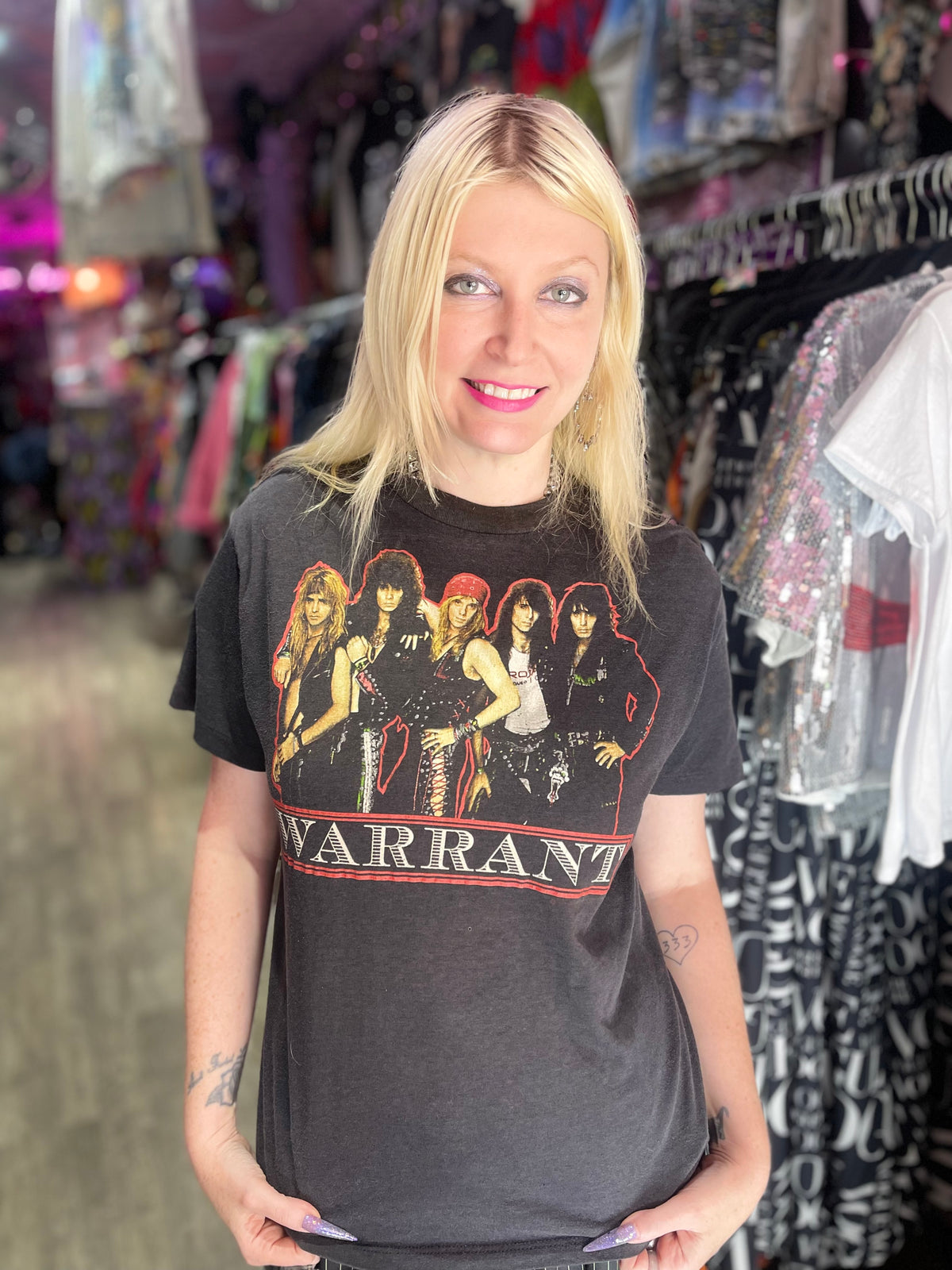 Vintage 80s Warrant T-Shirt - Spark Pretty