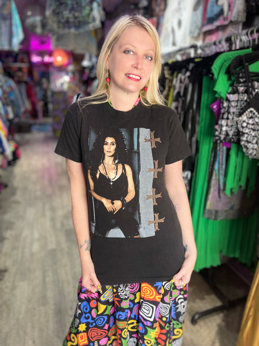 Vintage 1990 Cher Heart of Stone Tour T-shirt