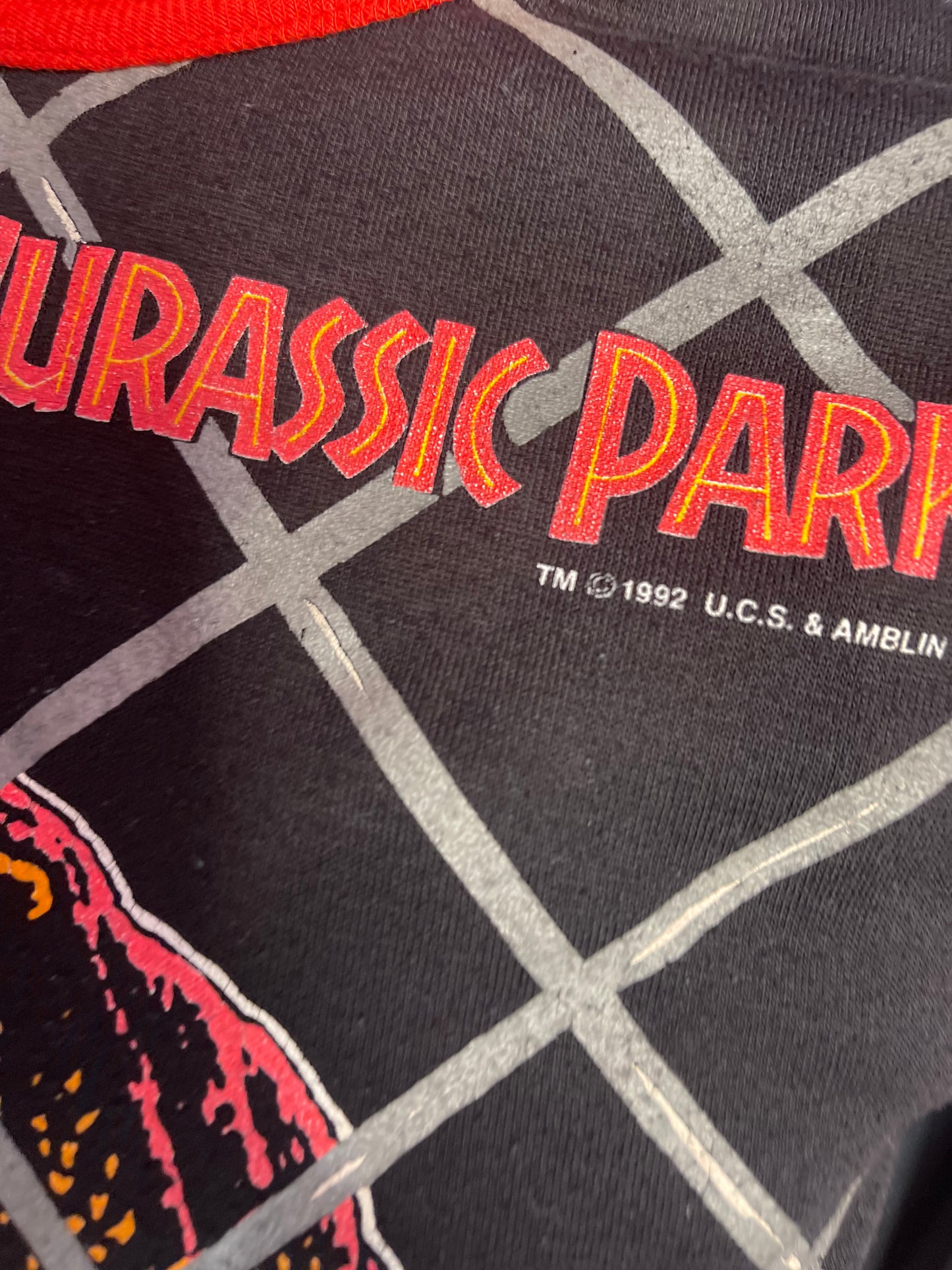 Vintage 1992 Jurassic Park T-shirt