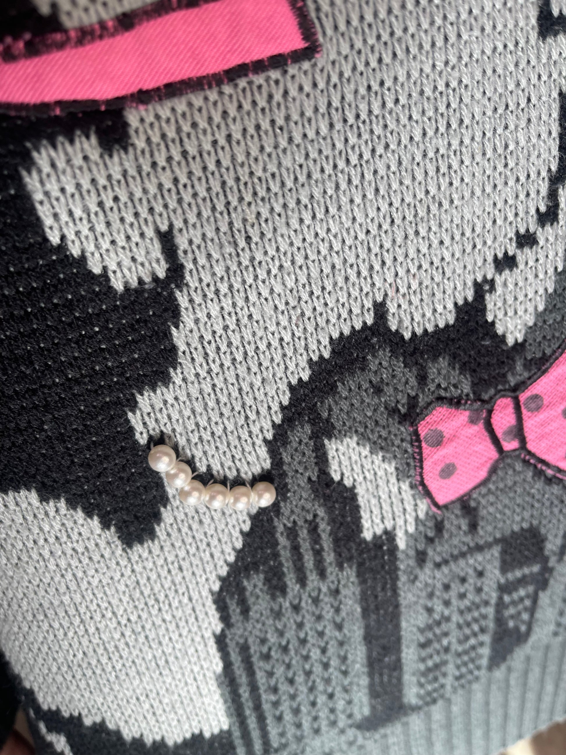 Vintage 80s New York New Wave Couple Sweater - Spark Pretty