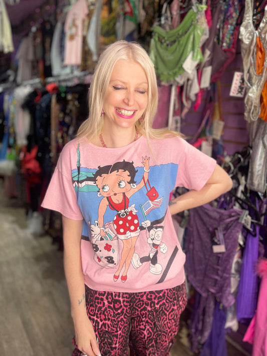 Vintage 1985 Betty Boop New York T-shirt - Spark Pretty