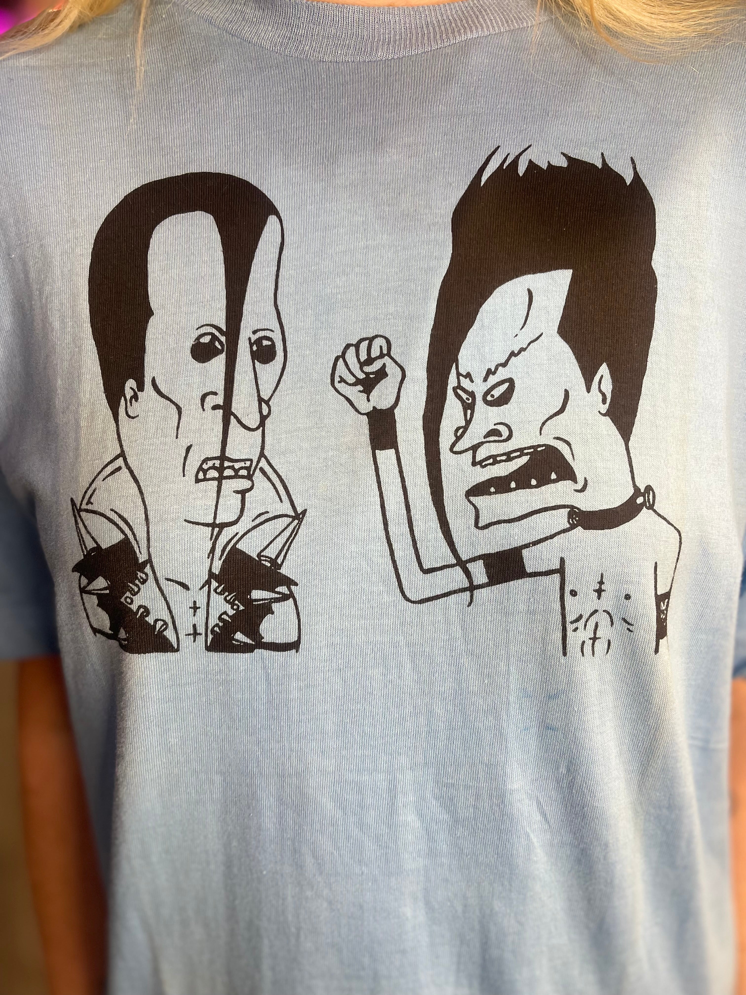 Vintage 90s Beavis and Butthead Punk Spoof T-shirt – Spark Pretty