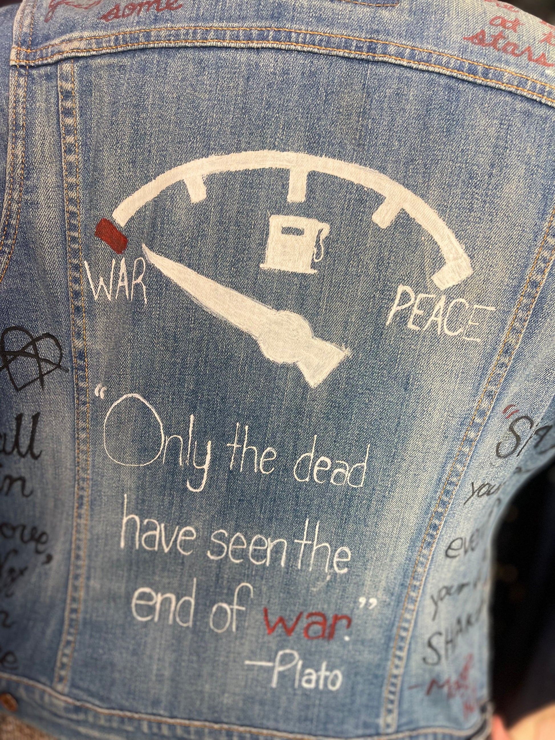 Vintage 90s Customized Punk Feminist Vest - Spark Pretty