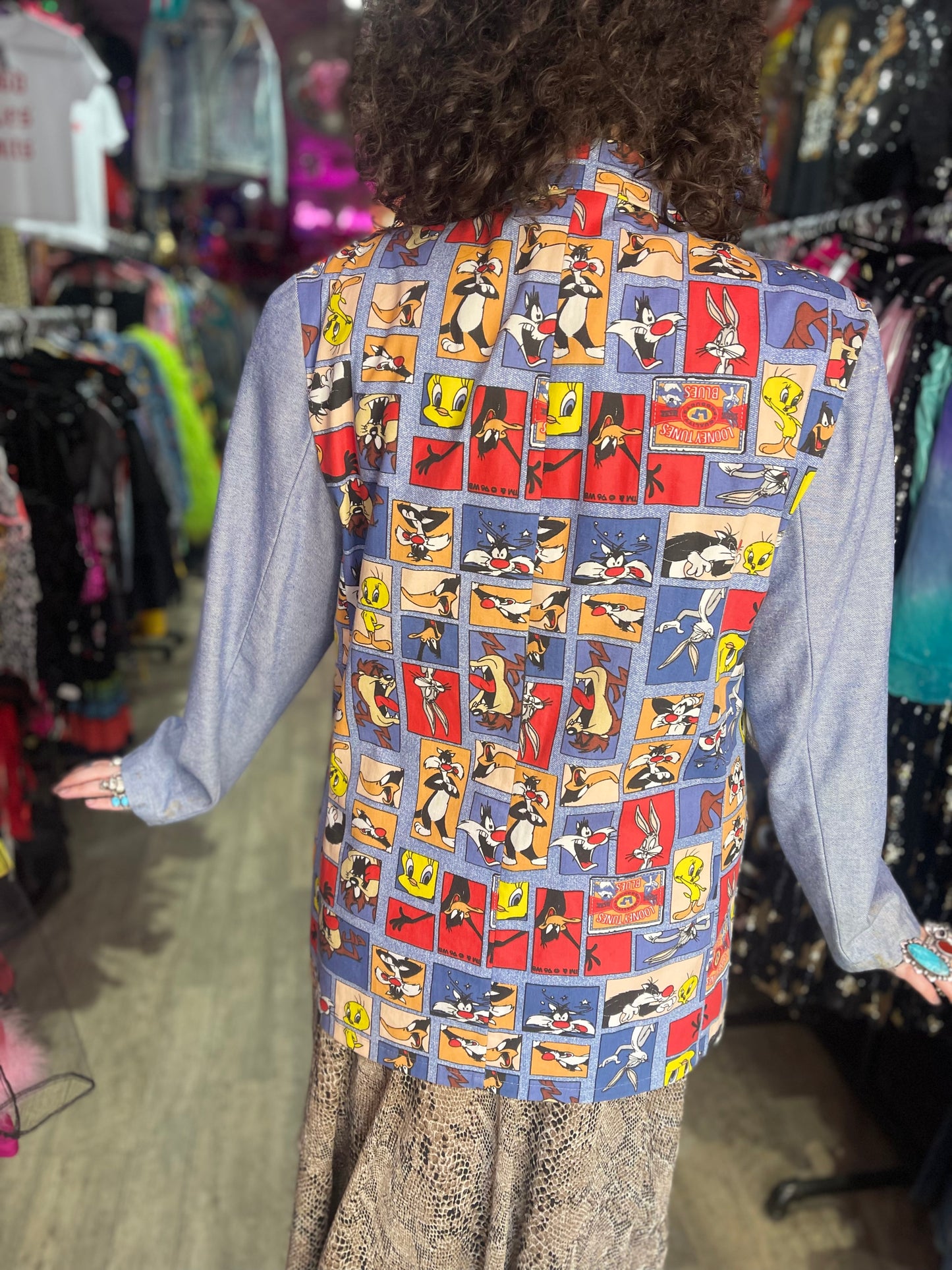Vintage 90s Loony Tunes Blazer - Spark Pretty
