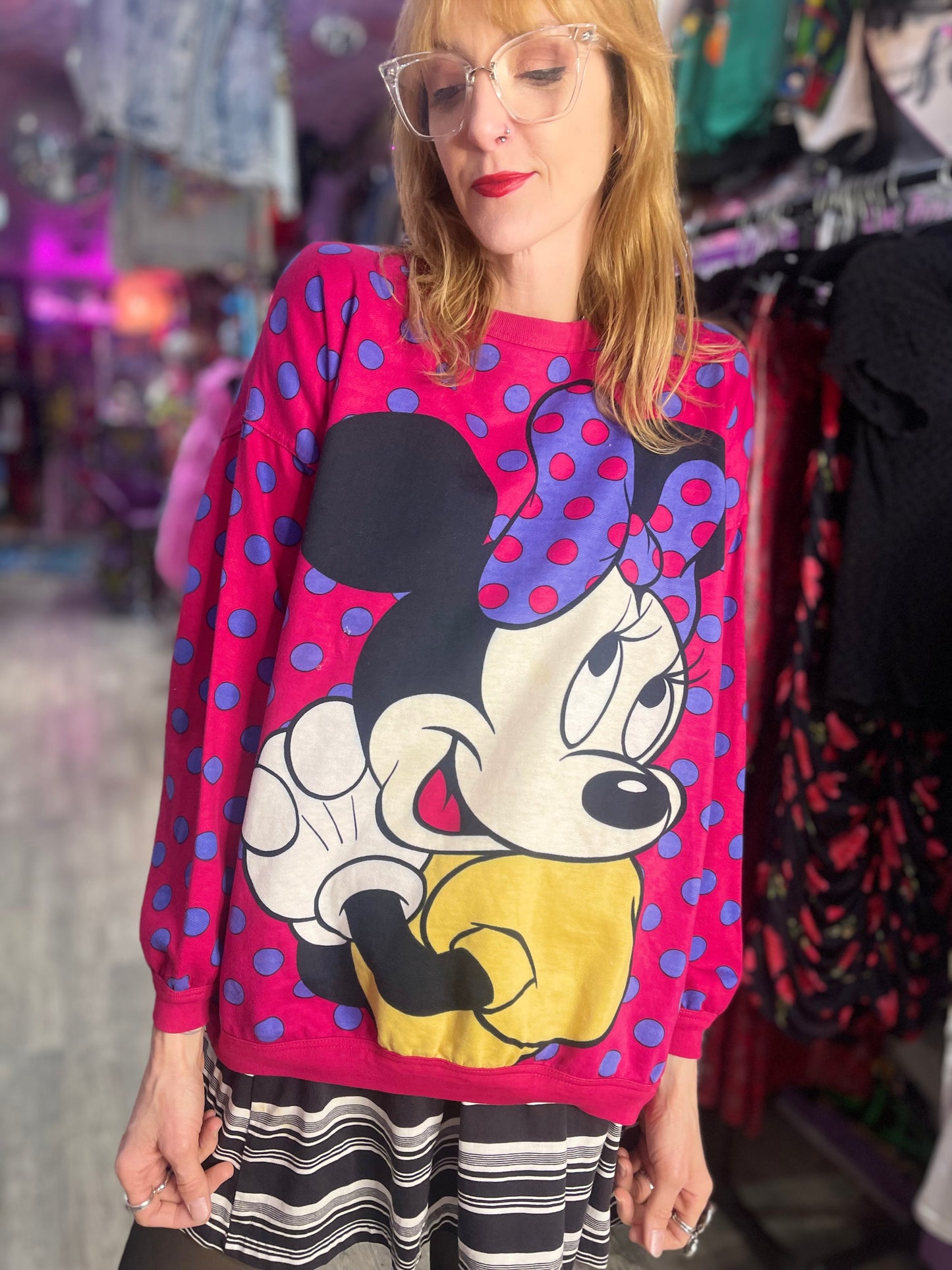 Vintage 80s Minnie Mouse Sweatshirt