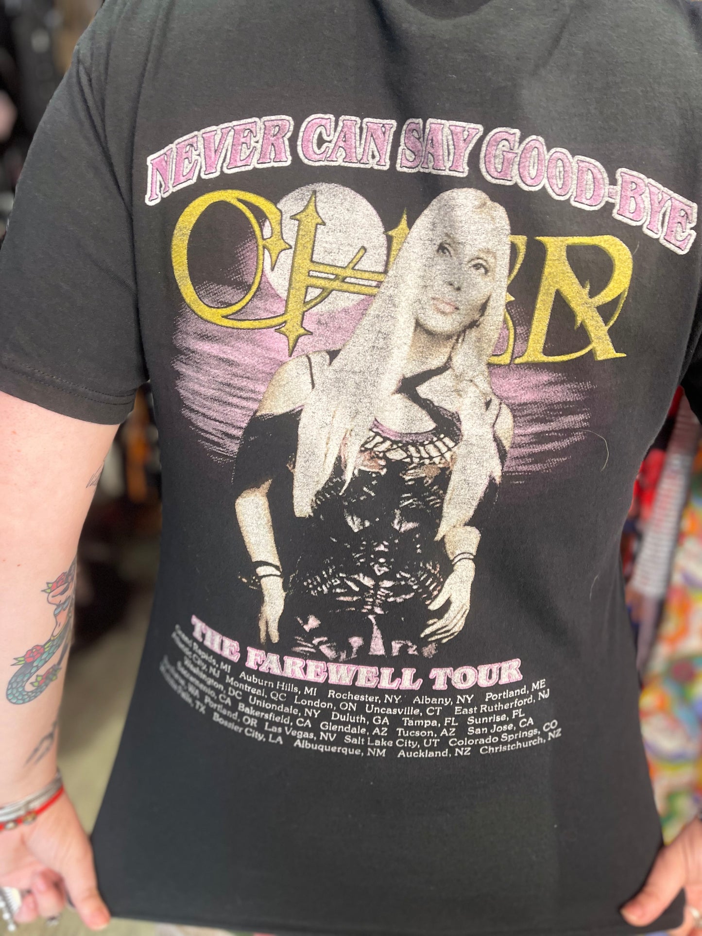 Vintage Y2K Cher Tour T-shirt - Spark Pretty