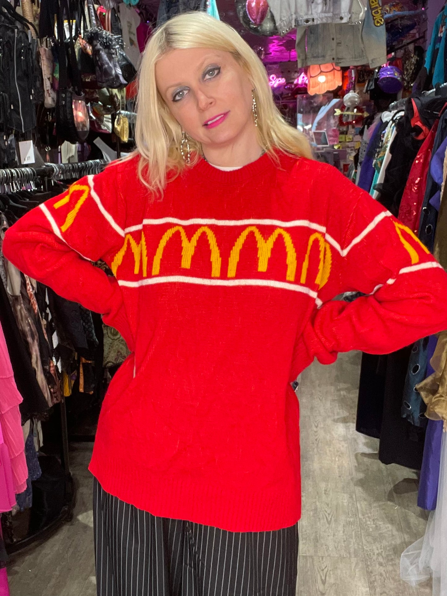 Vintage 70s McDonald Sweater