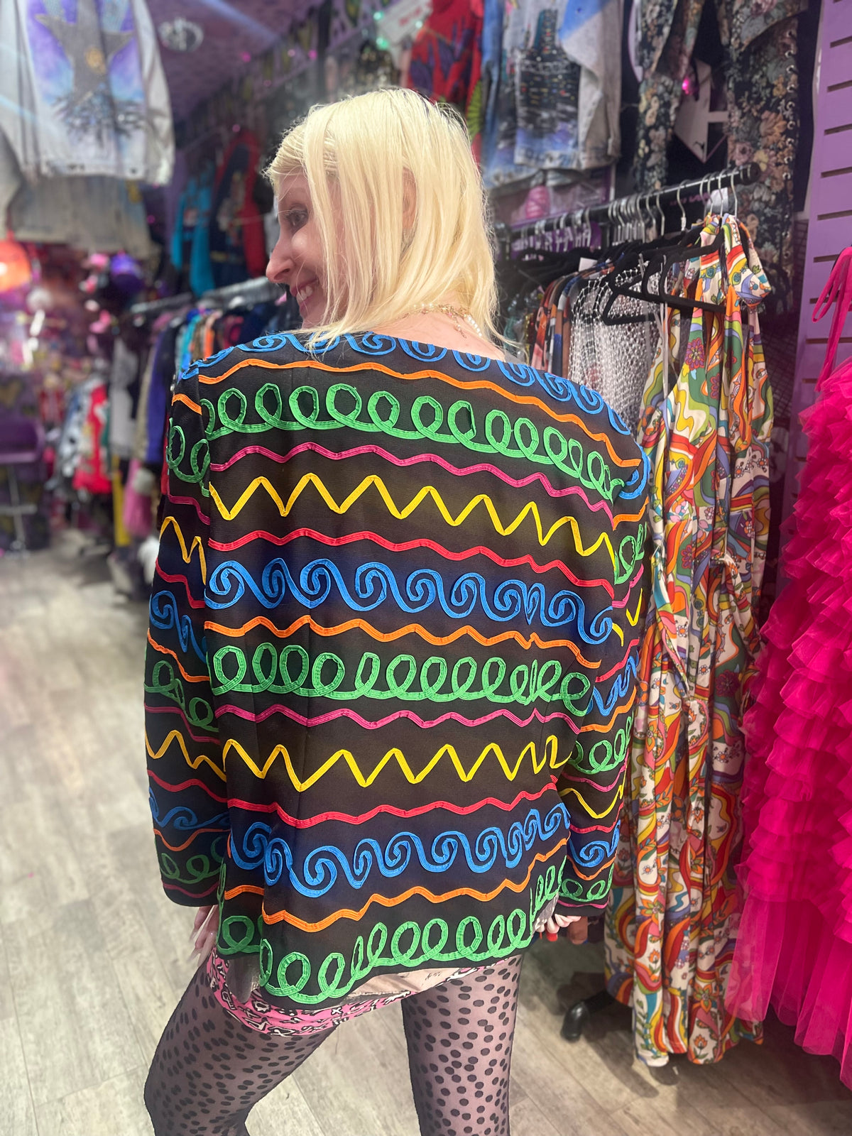 Vintage 80s Squiggle Jacket