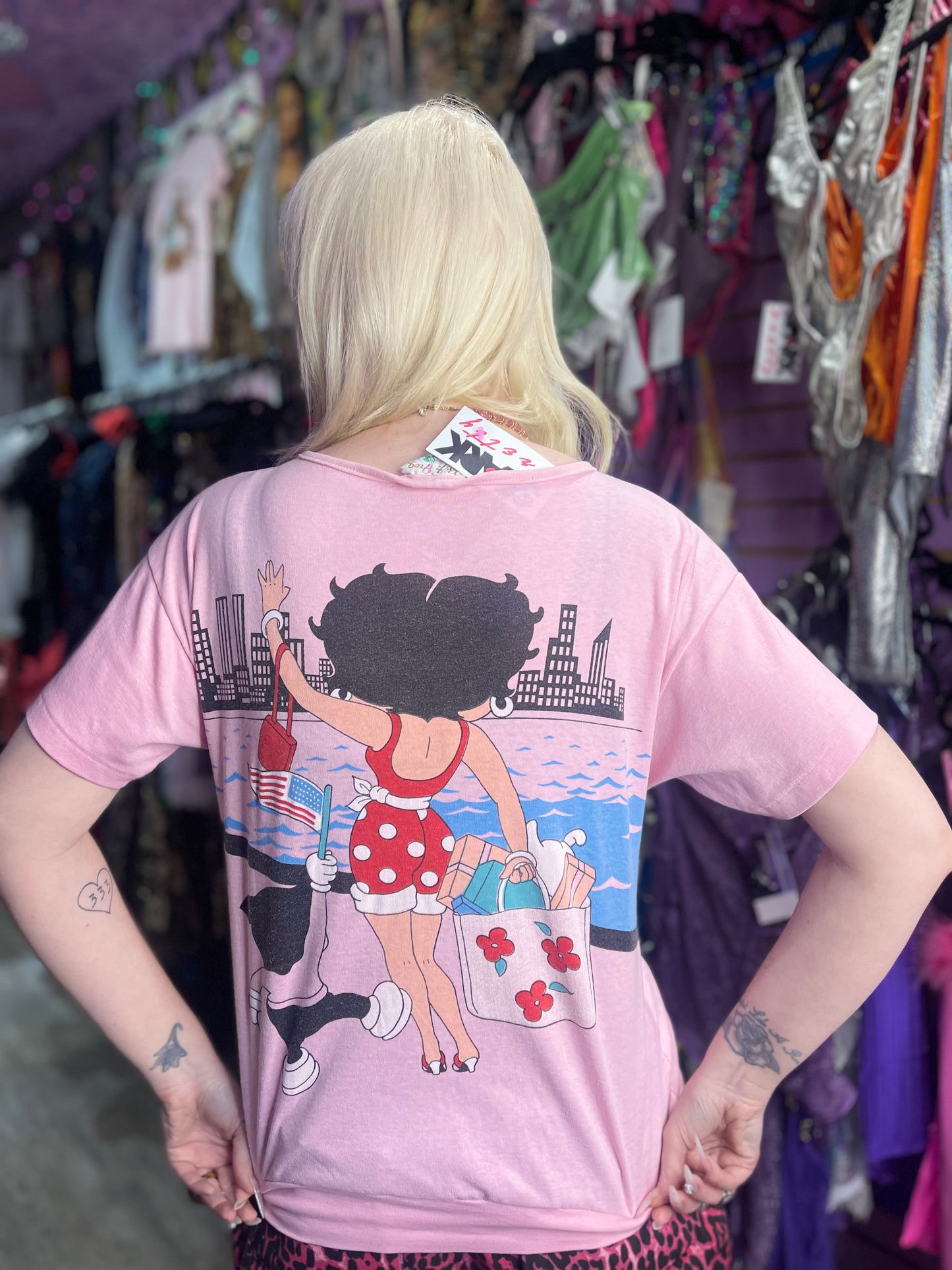 Vintage 1985 Betty Boop New York T-shirt - Spark Pretty