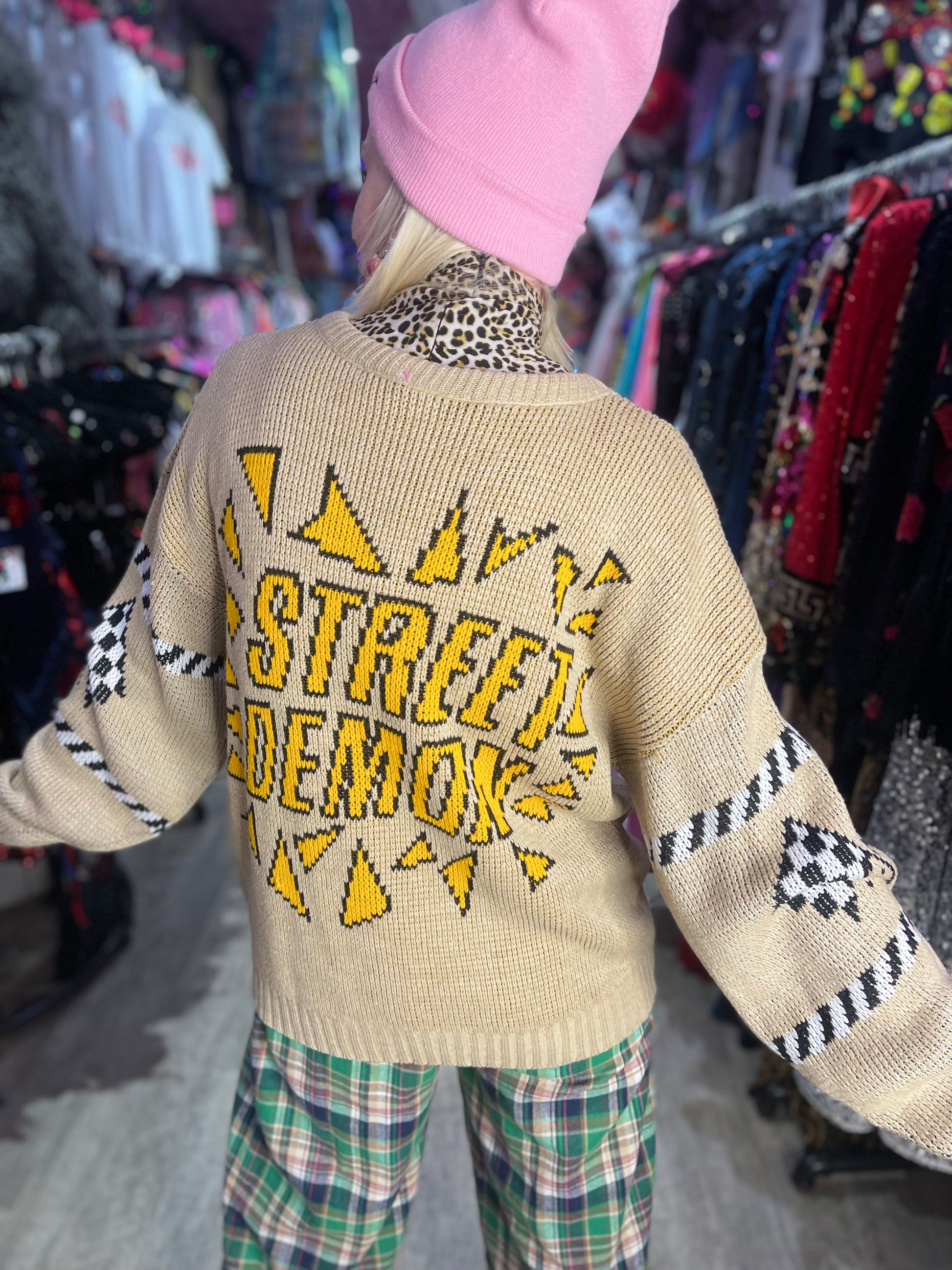 Vintage 80s Garfield Sweater - Spark Pretty