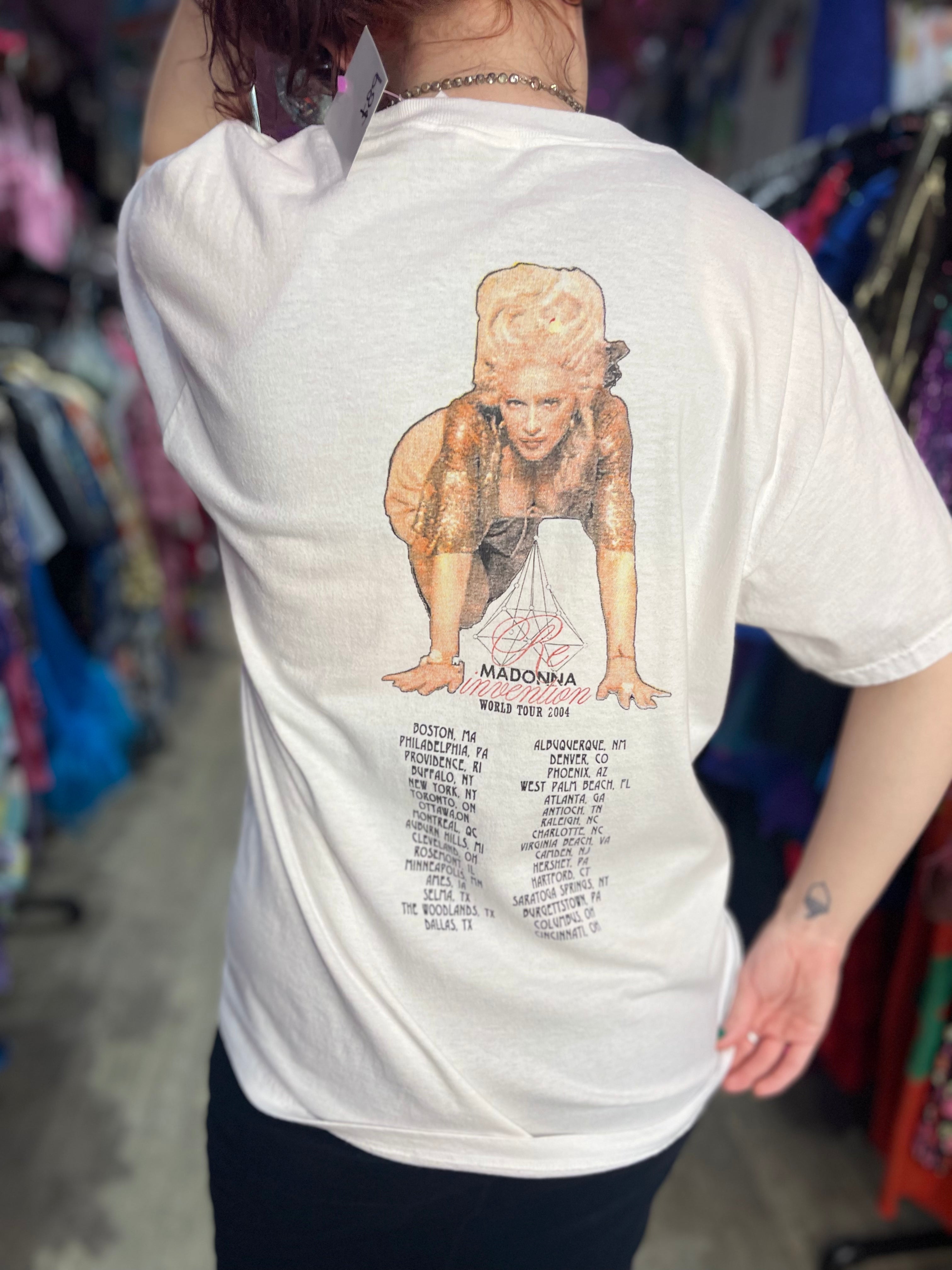 Vintage Y2K Madonna Tour T-shirt