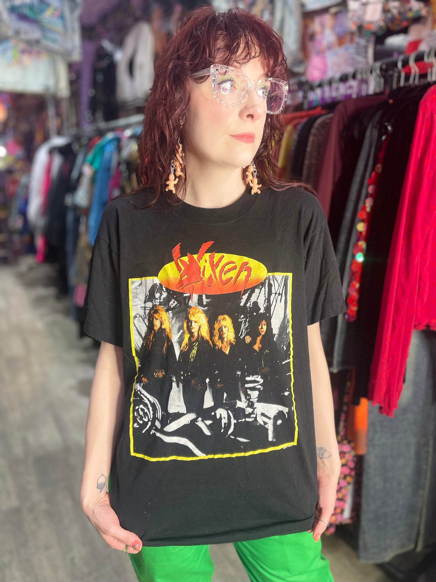Vintage 1990 Vixen Tour T-shirt