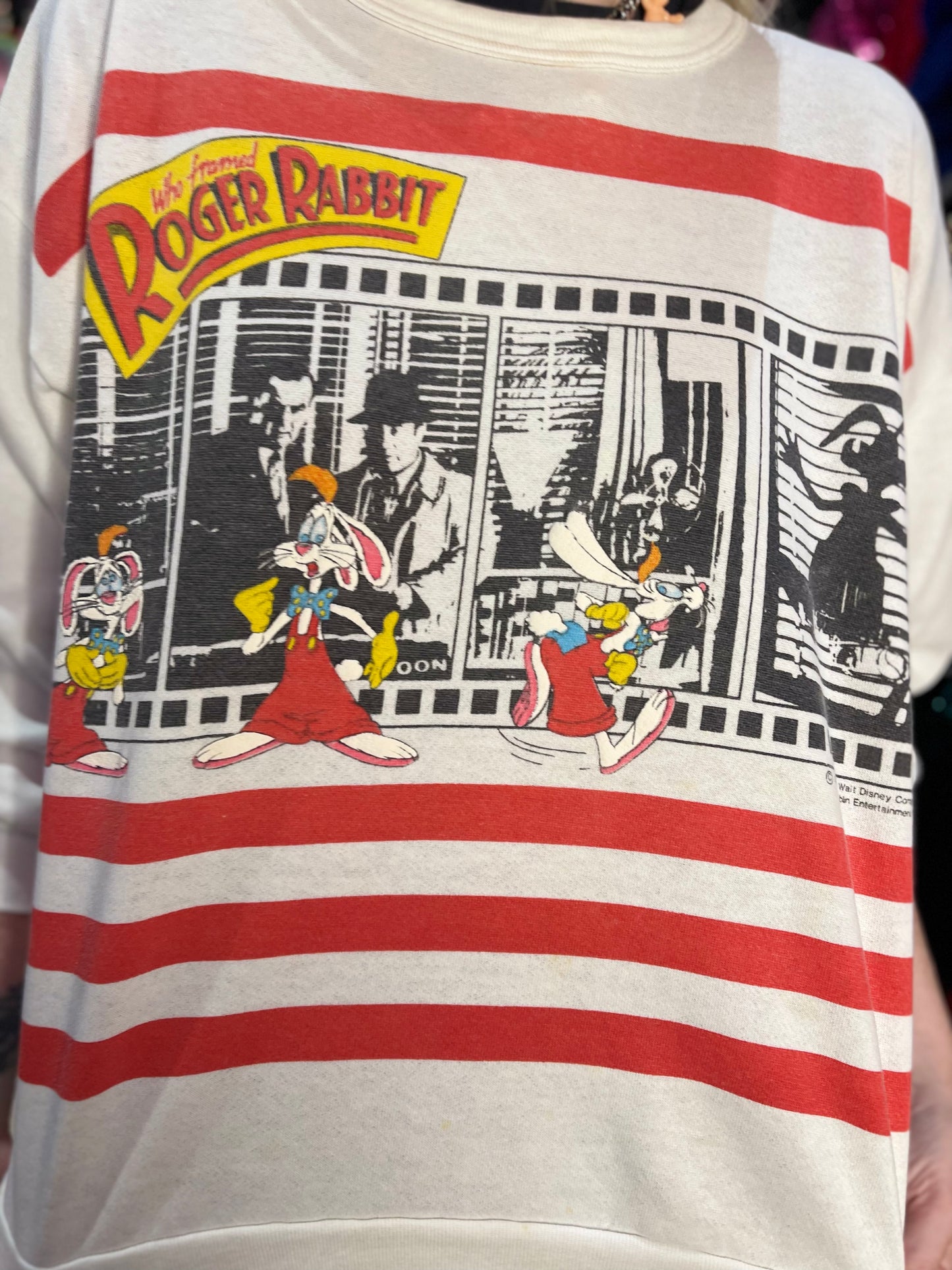 Vintage Rare 1987 Roger Rabbit Sweatshirt
