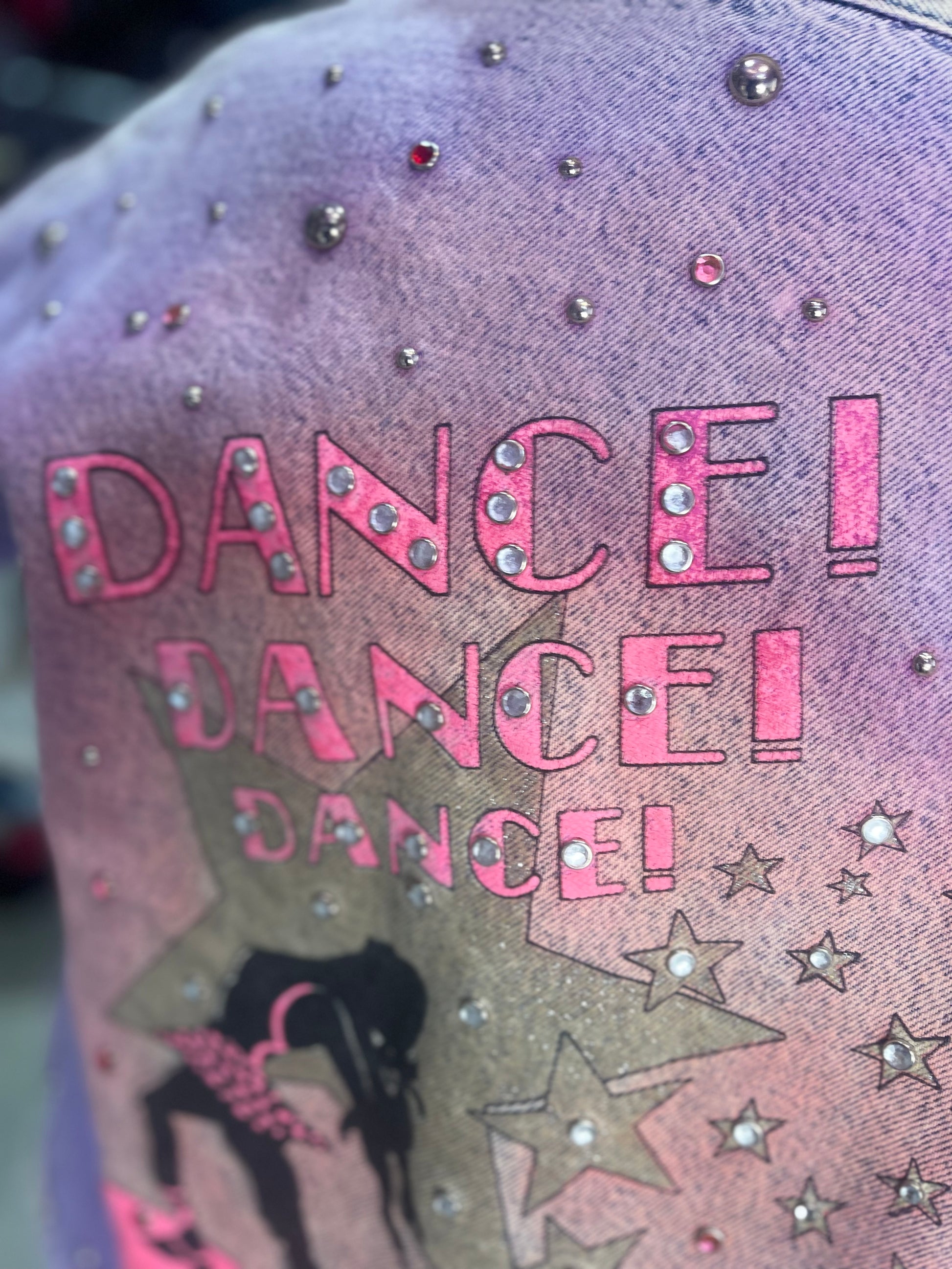 Vintage 80s Dance Jean Jacket - Spark Pretty