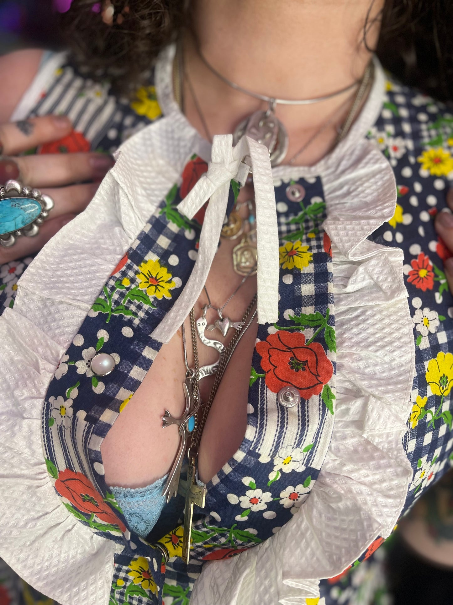 Vintage 70s Floral Shift Dress - Spark Pretty