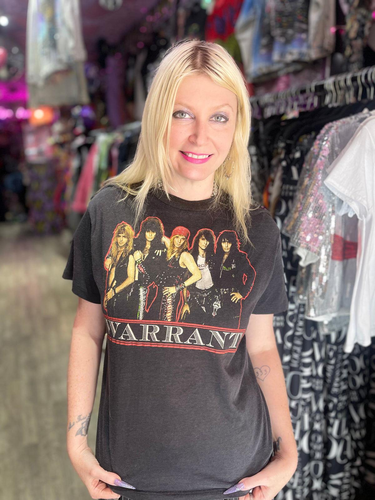 Vintage 80s Warrant T-Shirt - Spark Pretty