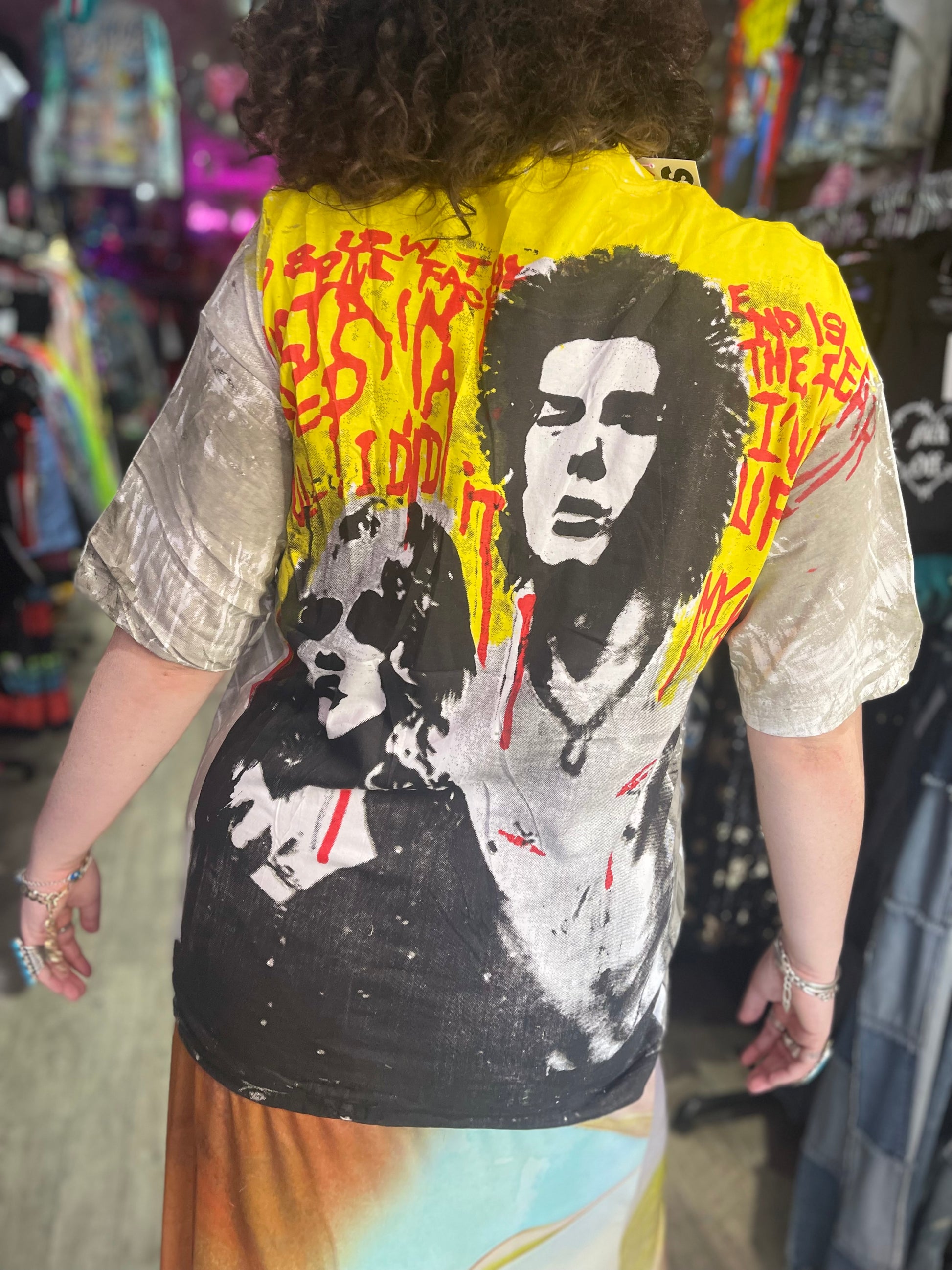 Sid & Nancy Custom Bootleg Repro Silkscreen AOP T-shirt - Spark Pretty