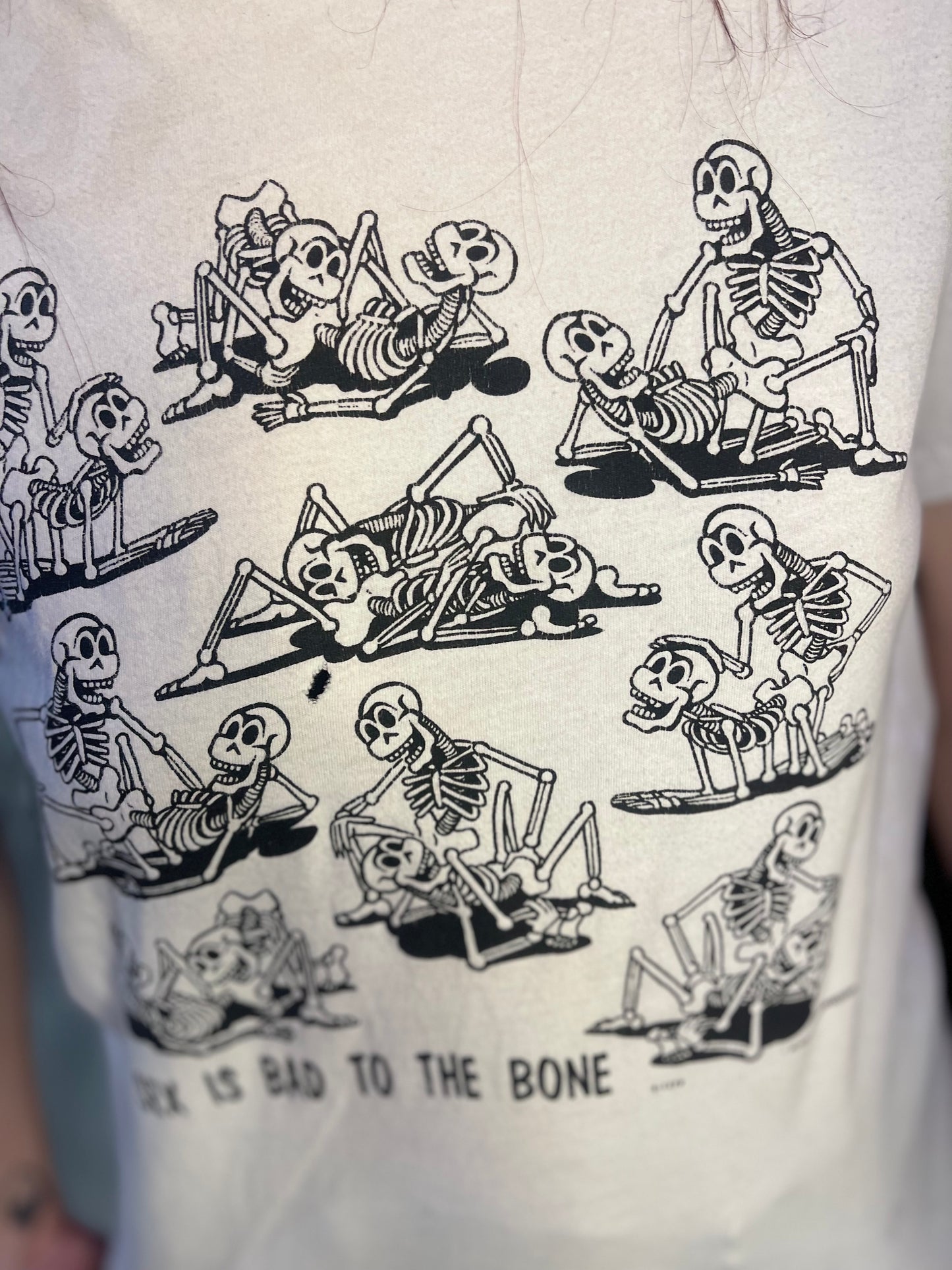 Vintage 90s Sex Skeletons T-shirt