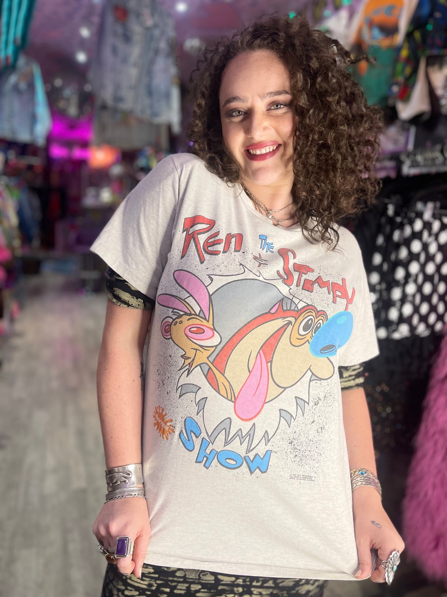 Vintage 1991 Ren and Stimpy T-shirt - Spark Pretty
