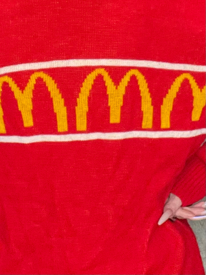Vintage 70s McDonald Sweater