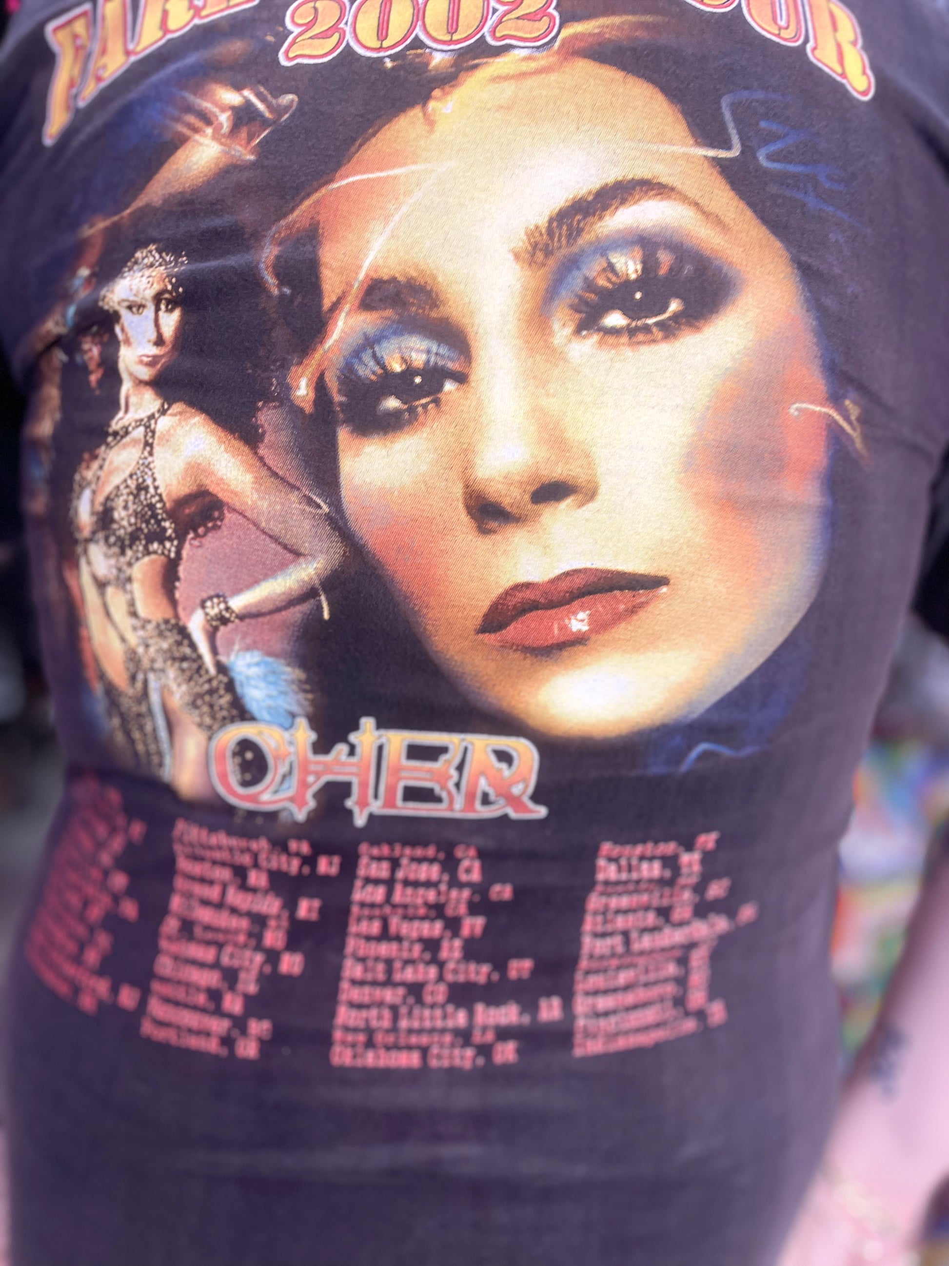 Vintage Y2K Cher Tour T-shirt - Spark Pretty