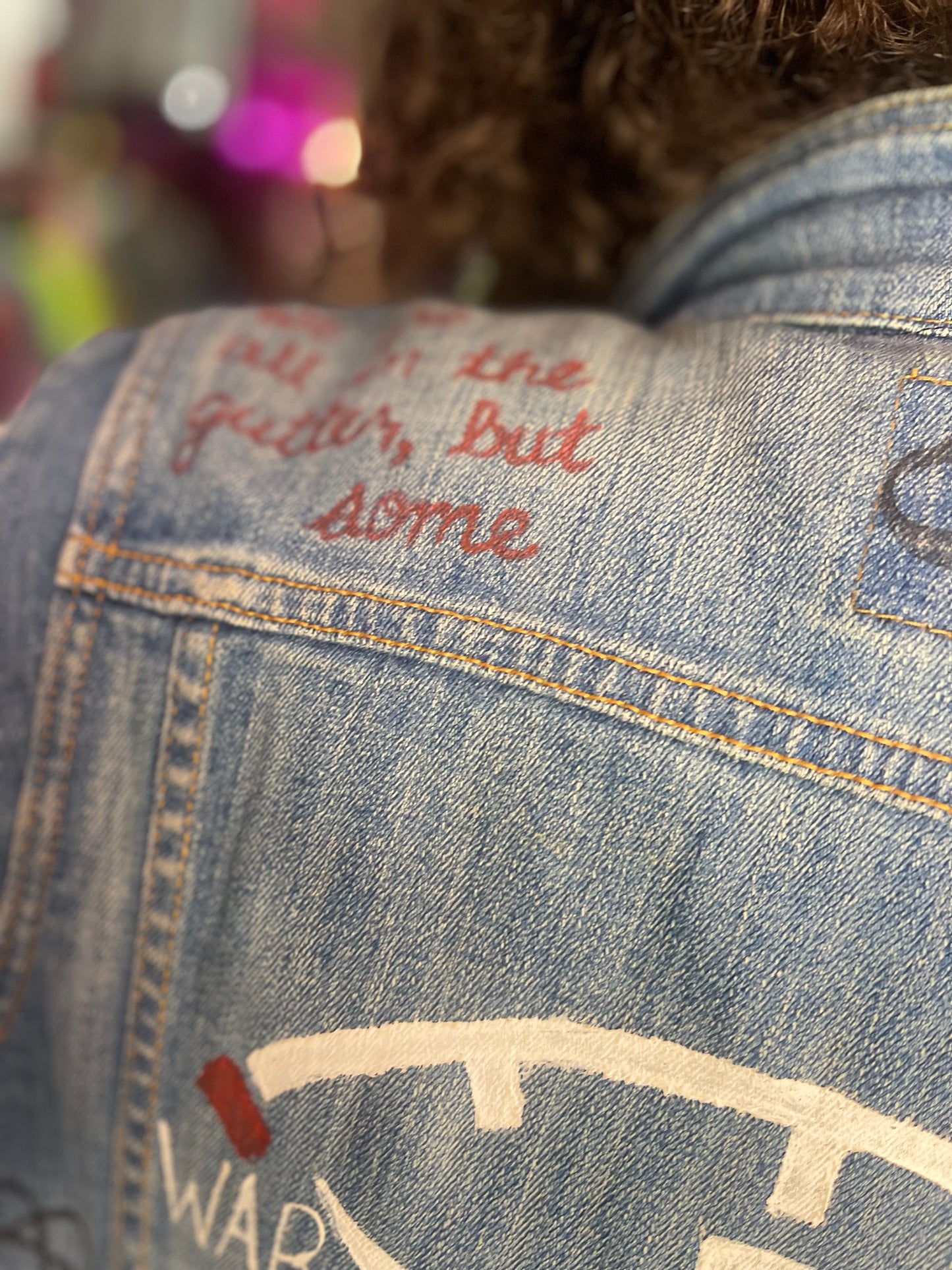 Vintage 90s Customized Punk Feminist Vest - Spark Pretty