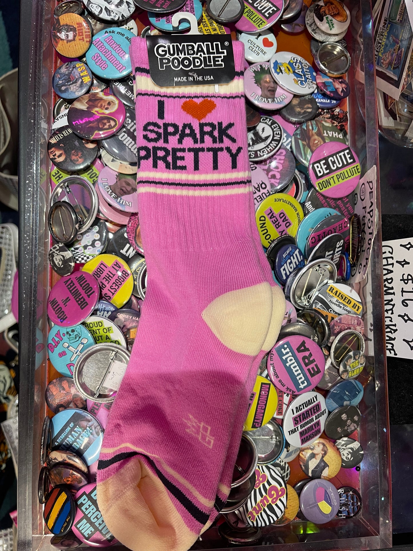 I 🩷 Spark Pretty Socks - Spark Pretty