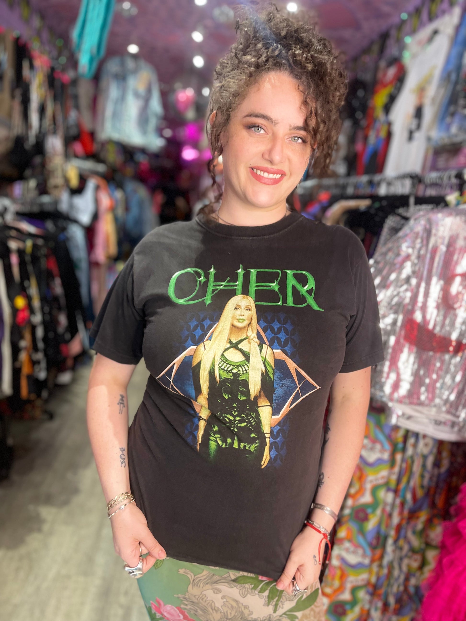 Vintage Y2K Cher Tour T-shirt - Spark Pretty
