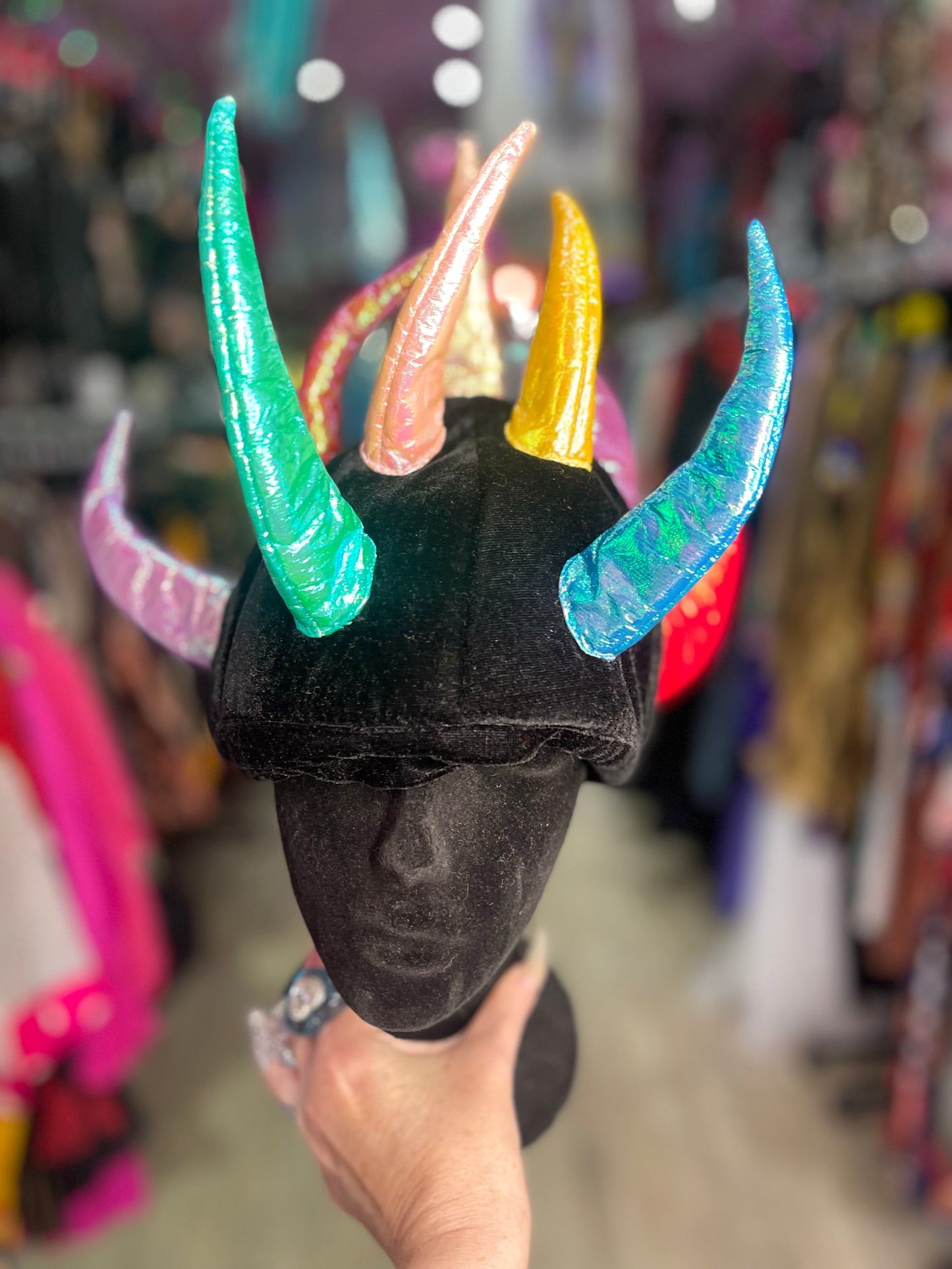 Vintage 90s Y2K Spikey Rave Hat