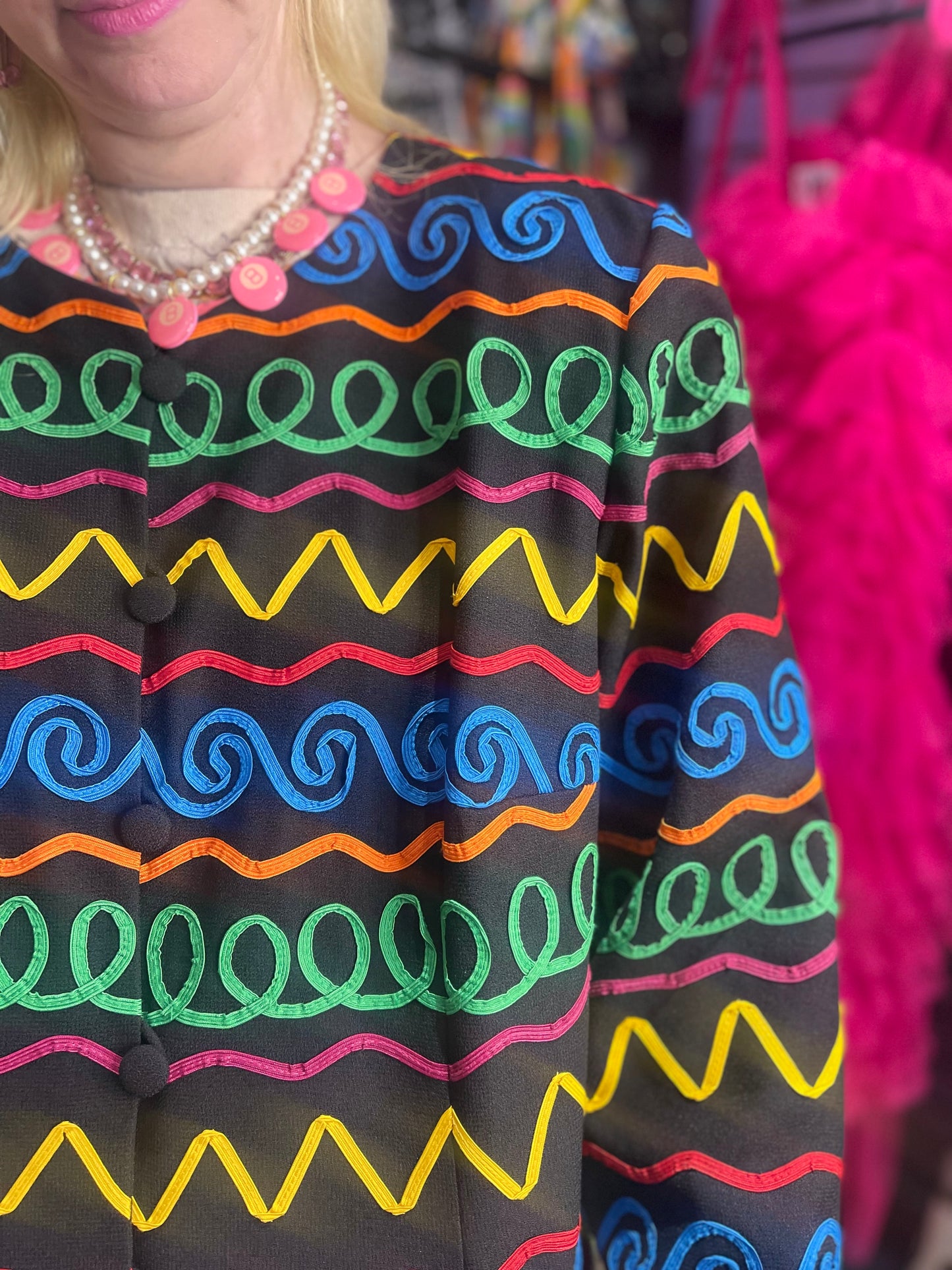 Vintage 80s Squiggle Jacket