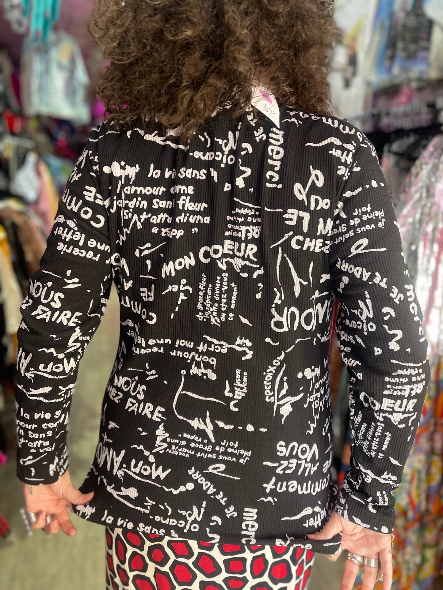 Vintage Y2K Words Shirt