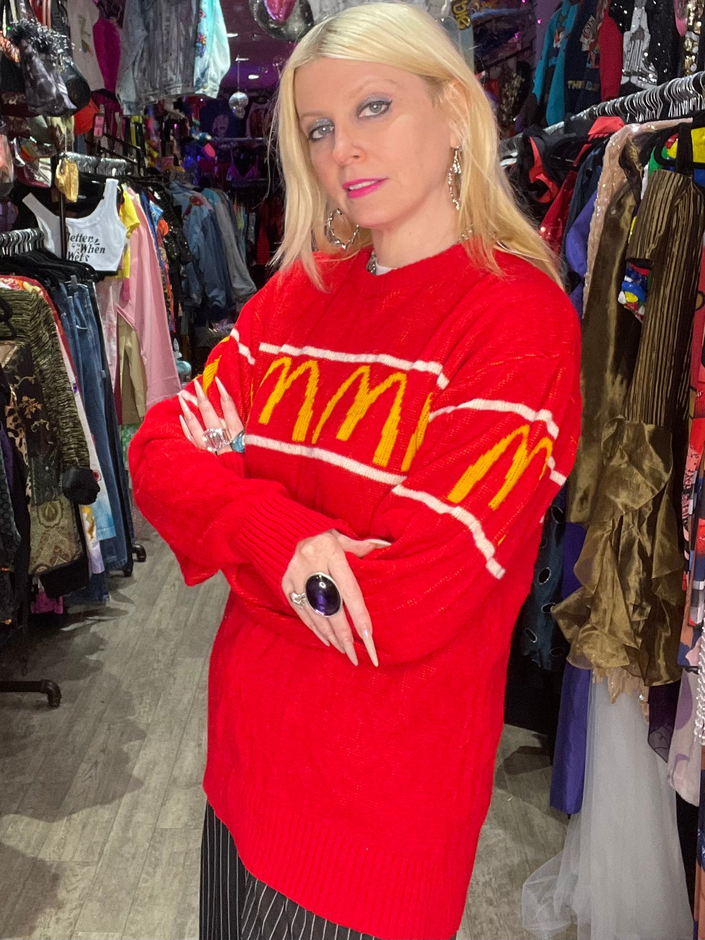 Vintage 70s McDonald Sweater