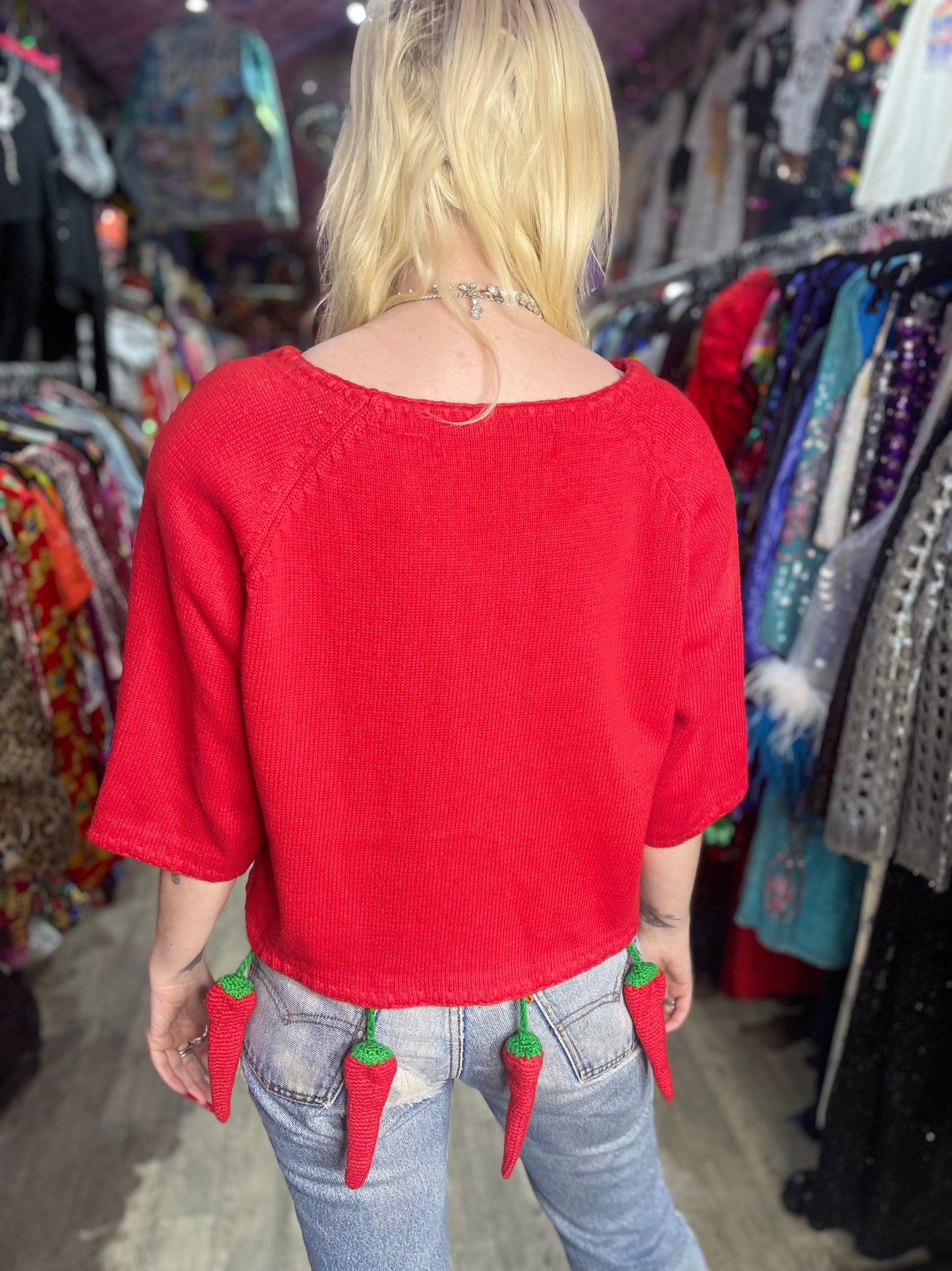 Vintage 90s Chilli Peppers Sweater