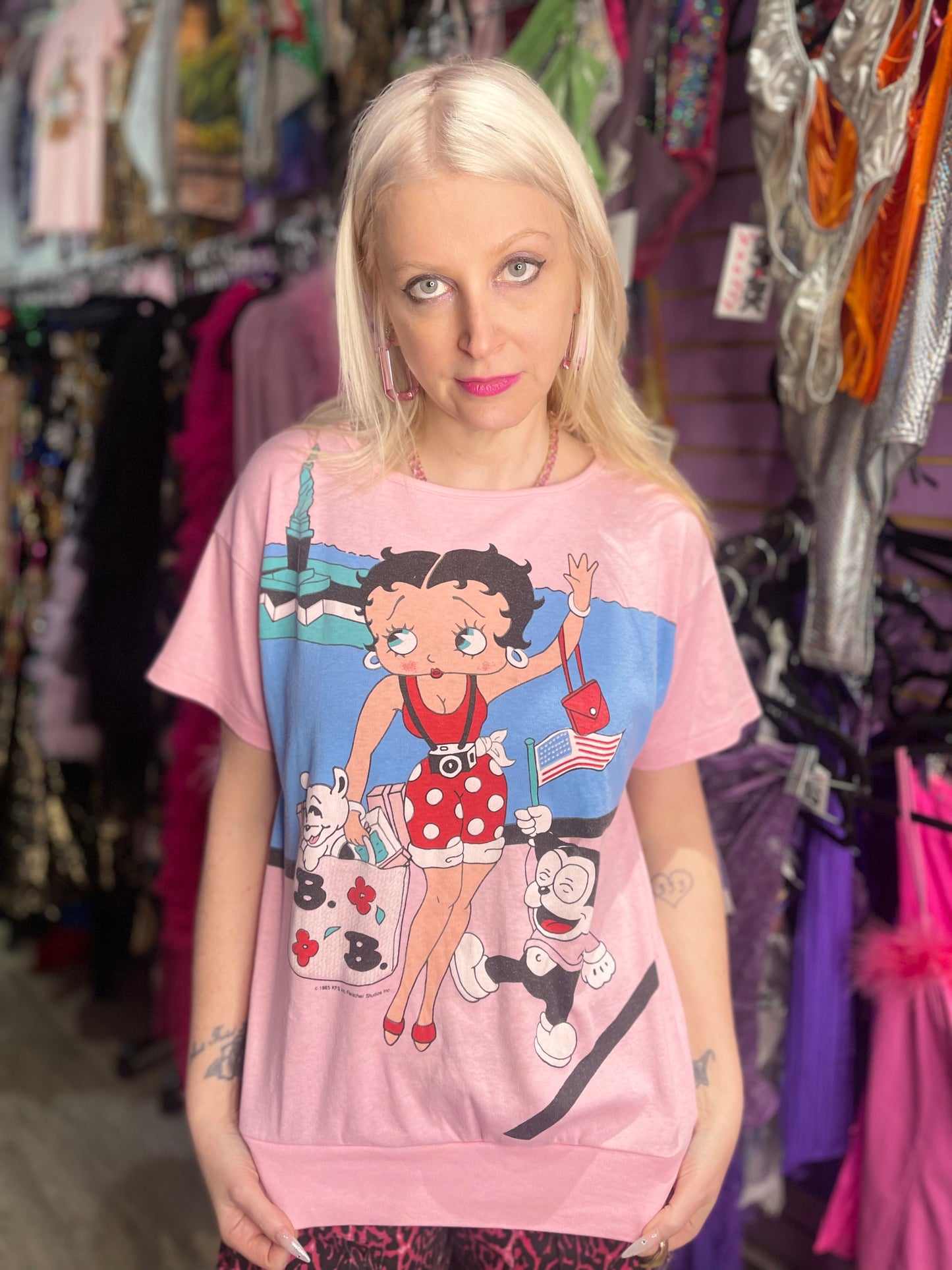 Vintage 1985 Betty Boop New York T-shirt - Spark Pretty