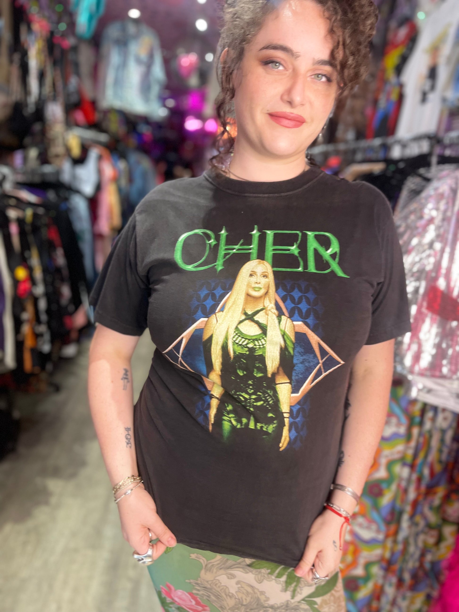 Vintage Y2K Cher Tour T-shirt - Spark Pretty