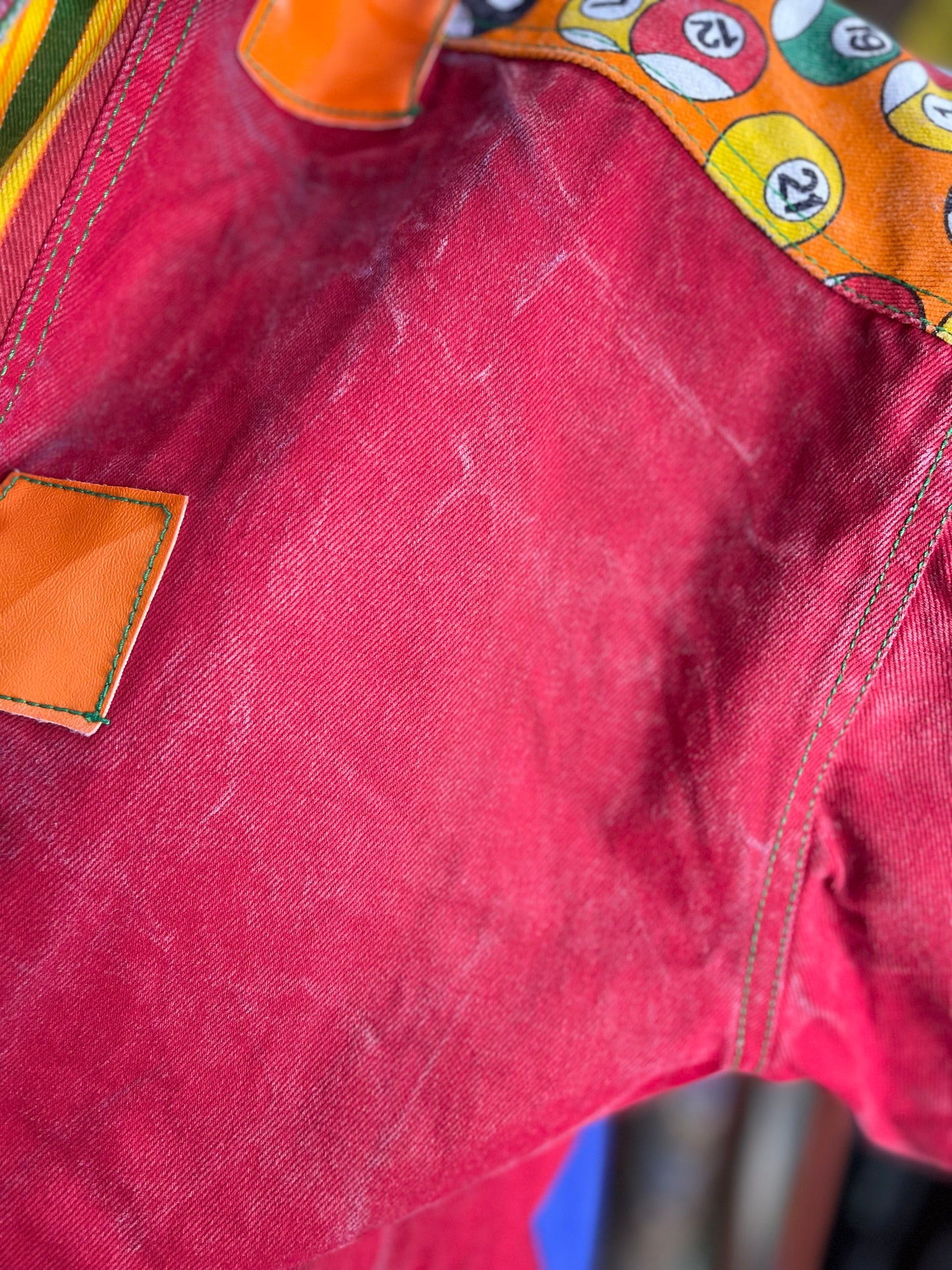 Vintage 90s Billiards Denim Toggle Jacket - Spark Pretty