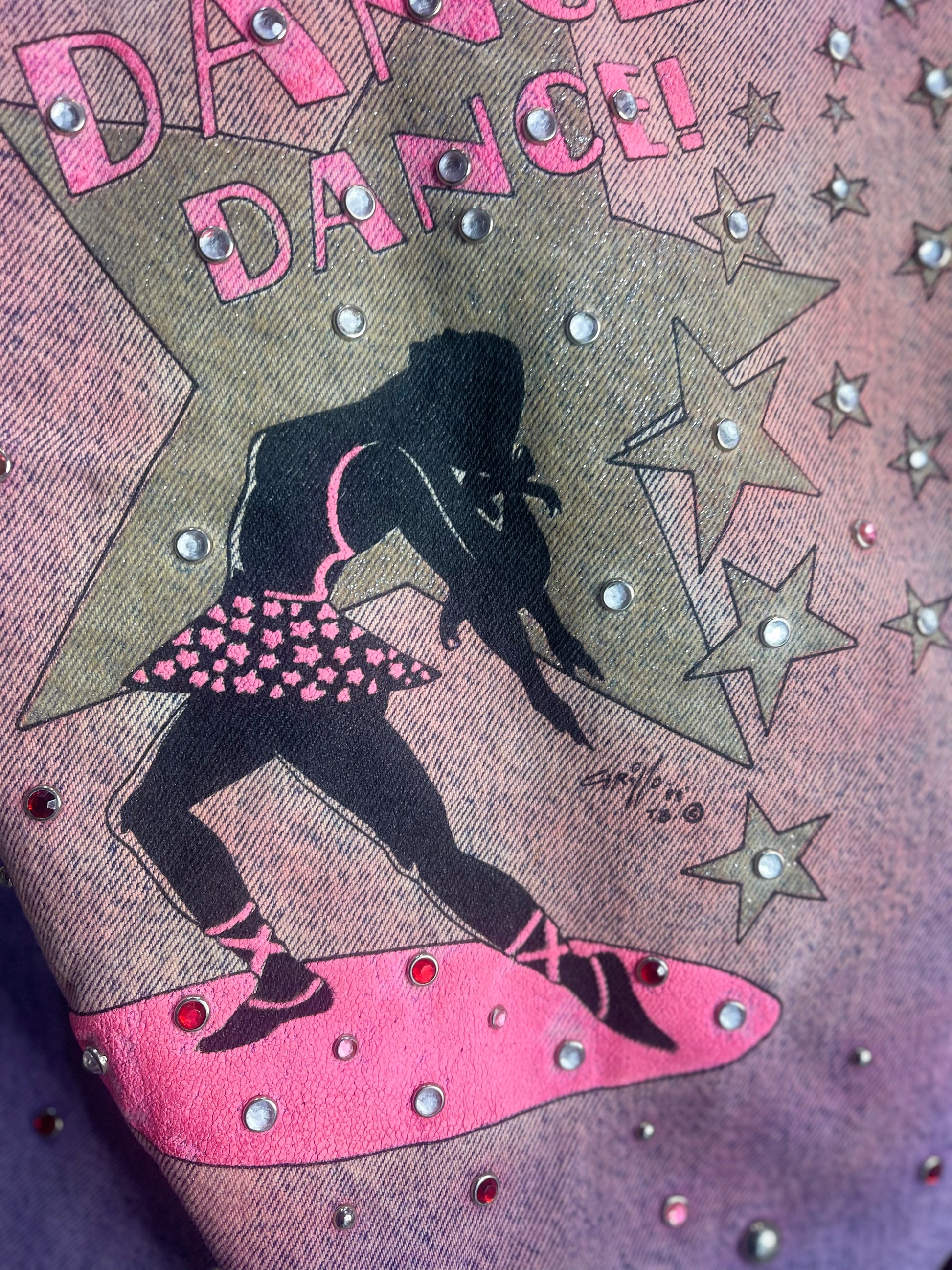 Vintage 80s Dance Jean Jacket - Spark Pretty