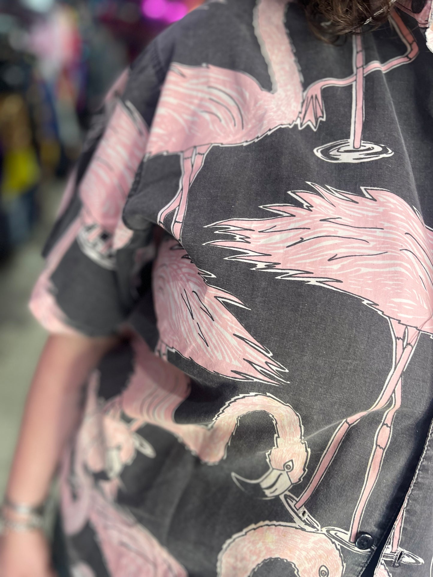 Vintage 80s Flamingo Shirt - Spark Pretty