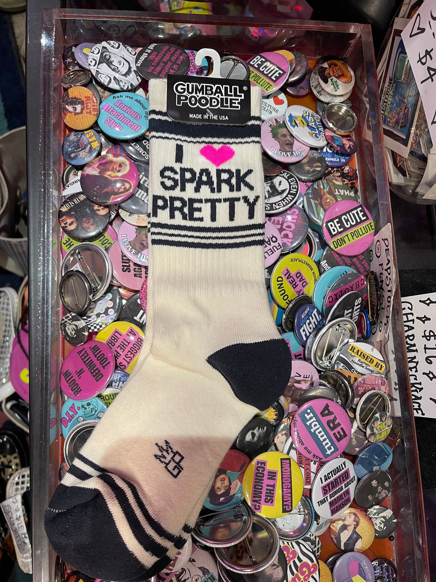 I 🩷 Spark Pretty Socks - Spark Pretty