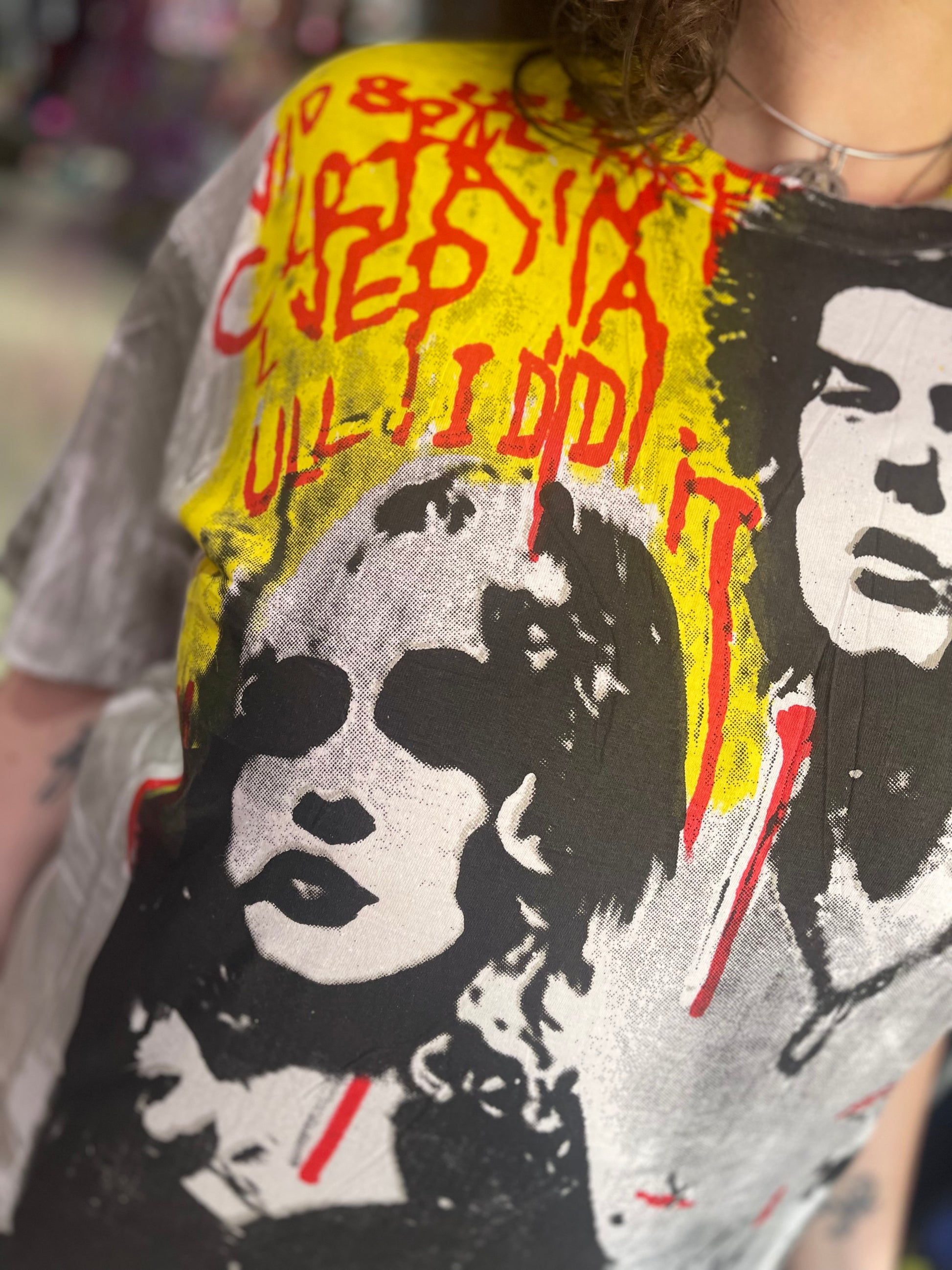Sid & Nancy Custom Bootleg Repro Silkscreen AOP T-shirt - Spark Pretty